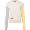 ragwear sweater delain block in all-over-printed "blad"-design beige