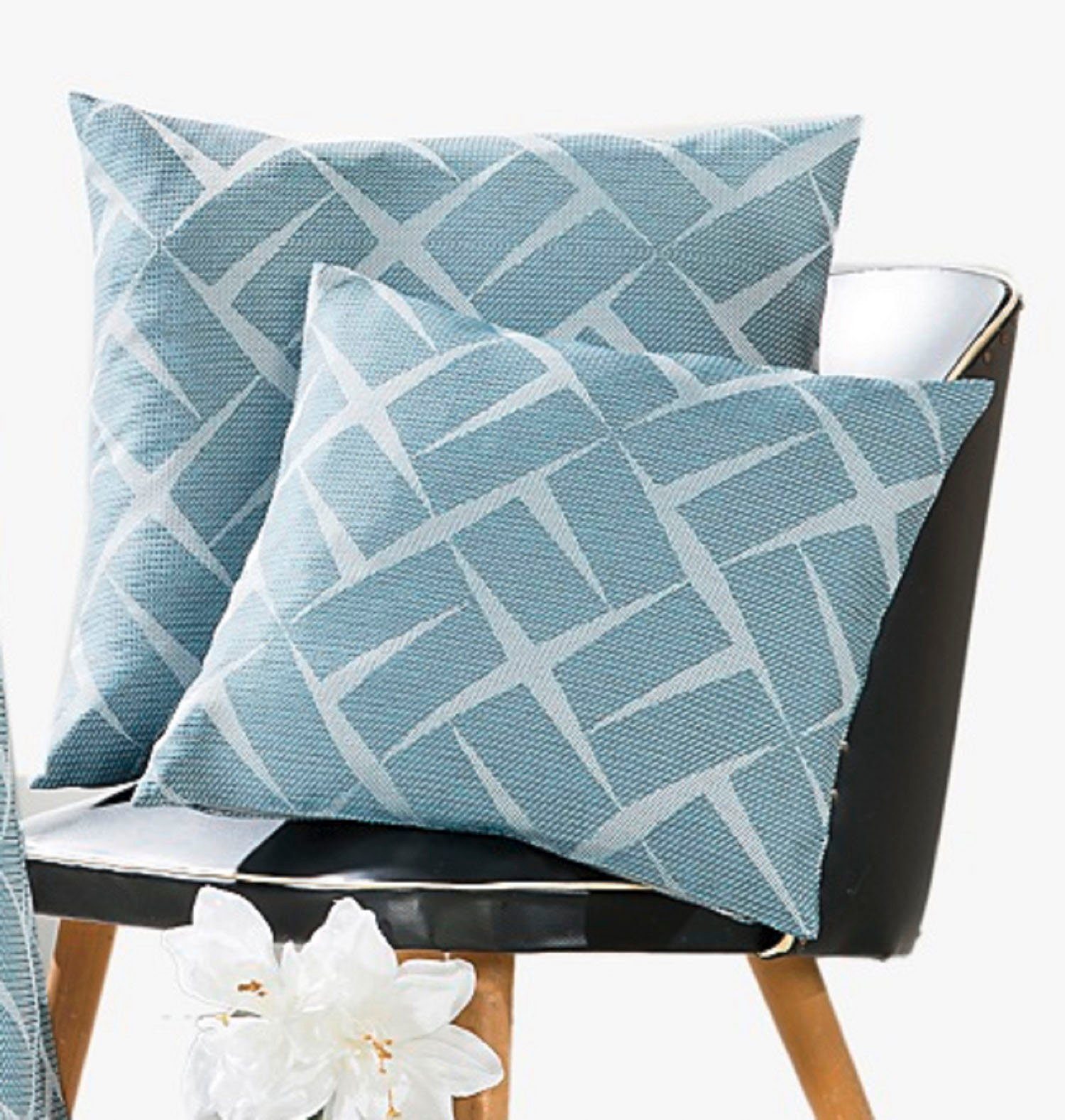 Weckbrodt Sierkussen Jasper Kussenhoes, jacquard, gestructureerd oppervlak, 3D-effect, zonder vulling (1 stuk)
