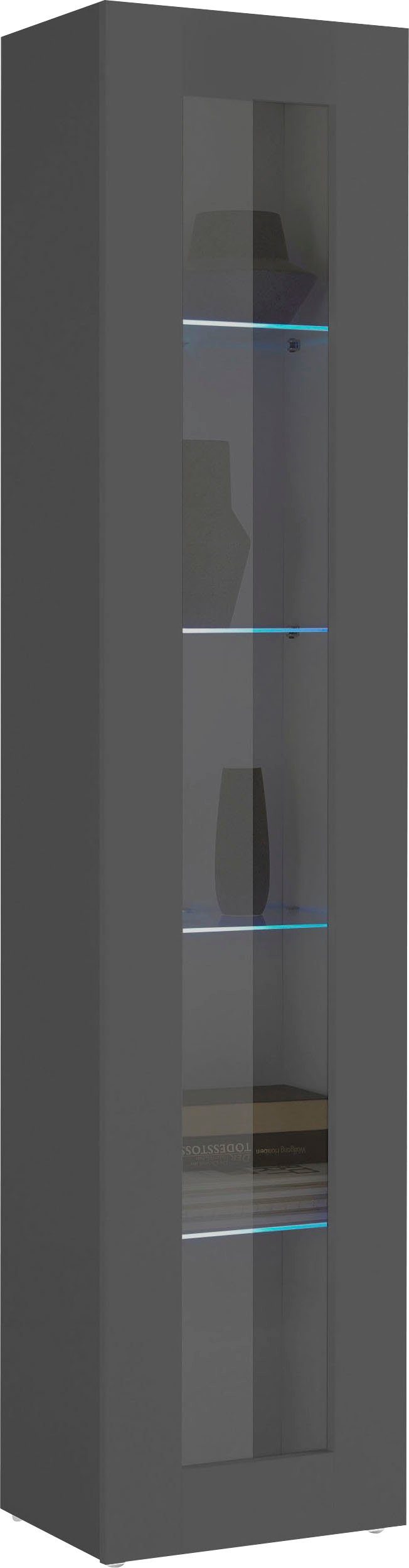 INOSIGN Vitrinekast Maruska Glasvitrine, opbergruimte vitrine, staand en hangend te monteren (1 stuk)
