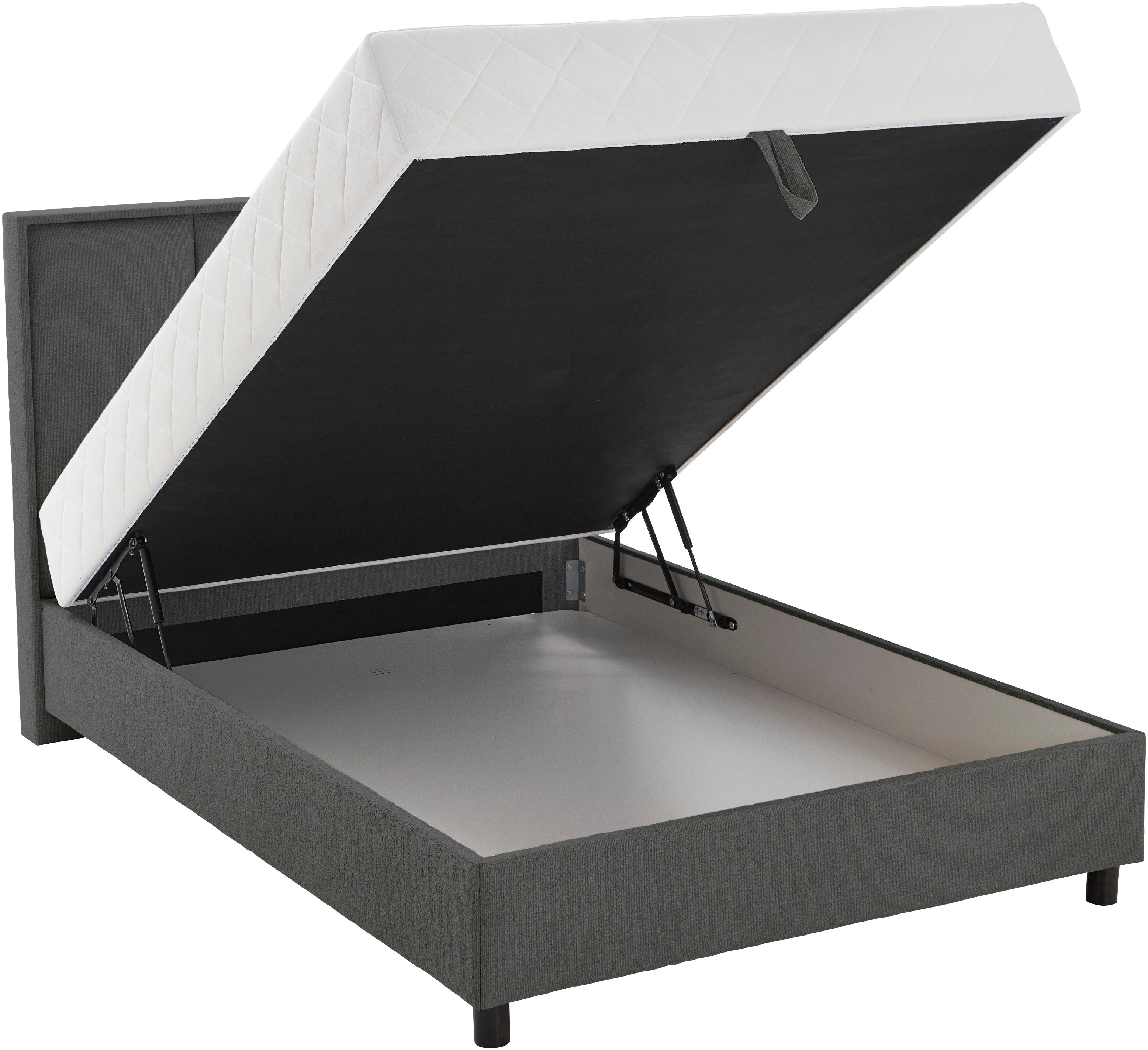 ATLANTIC home collection Boxspring ARLA met pocketveringsmatras en bedkist