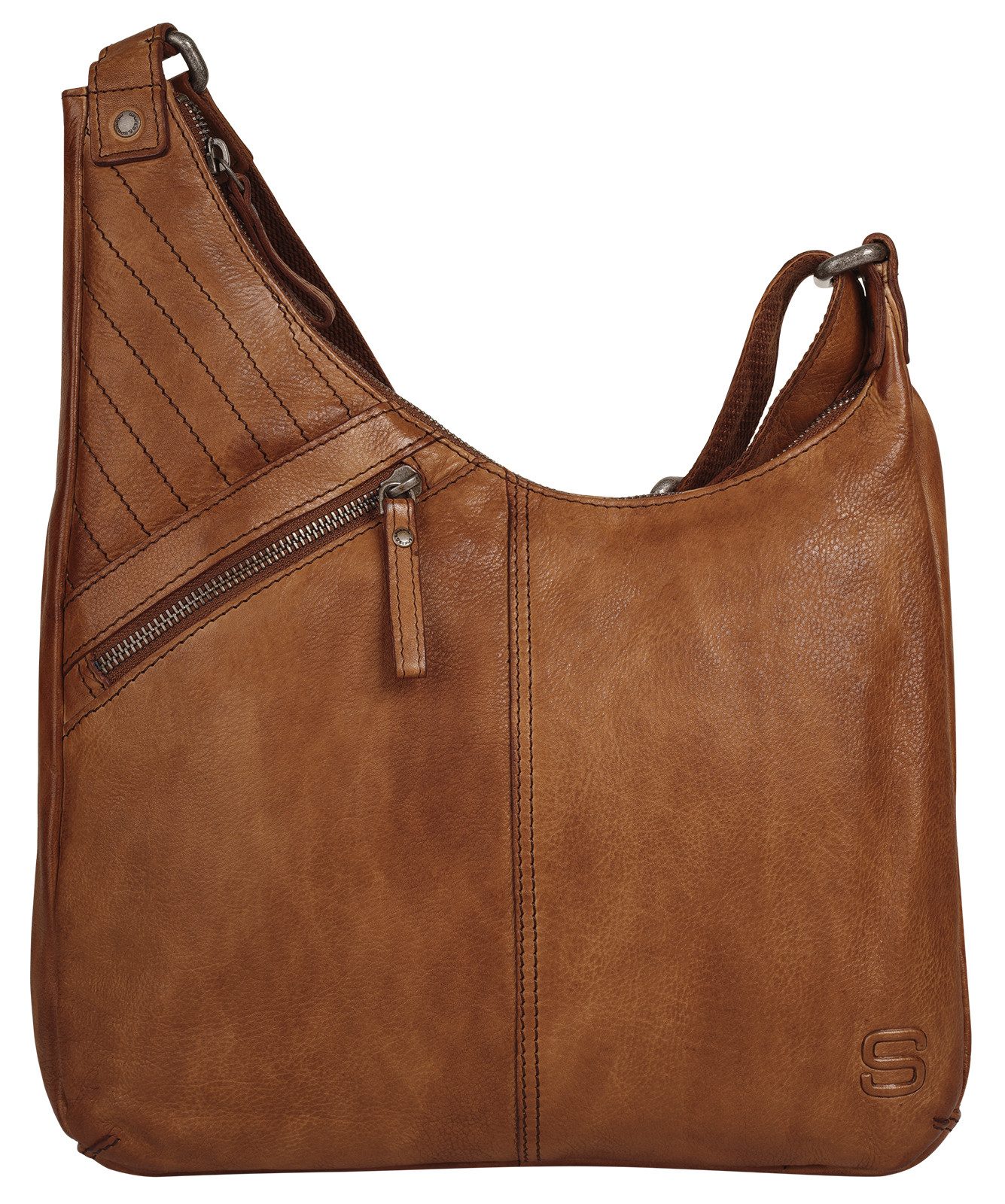 Spikes & Sparrow Schoudertas echt leder