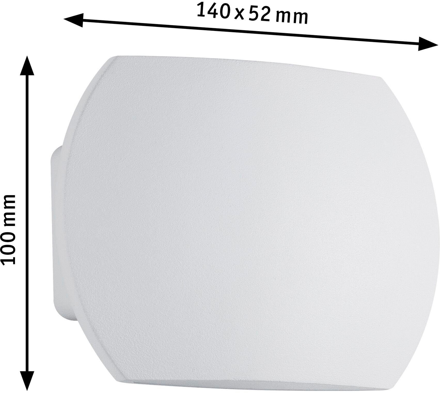 Paulmann Led-wandlamp Bocca IP44 2x3W wit (1 stuk)