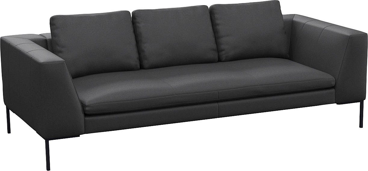 FLEXLUX 3-zitsbank Loano, supercomfortabel zitcomfort door koudschuim in de zitting