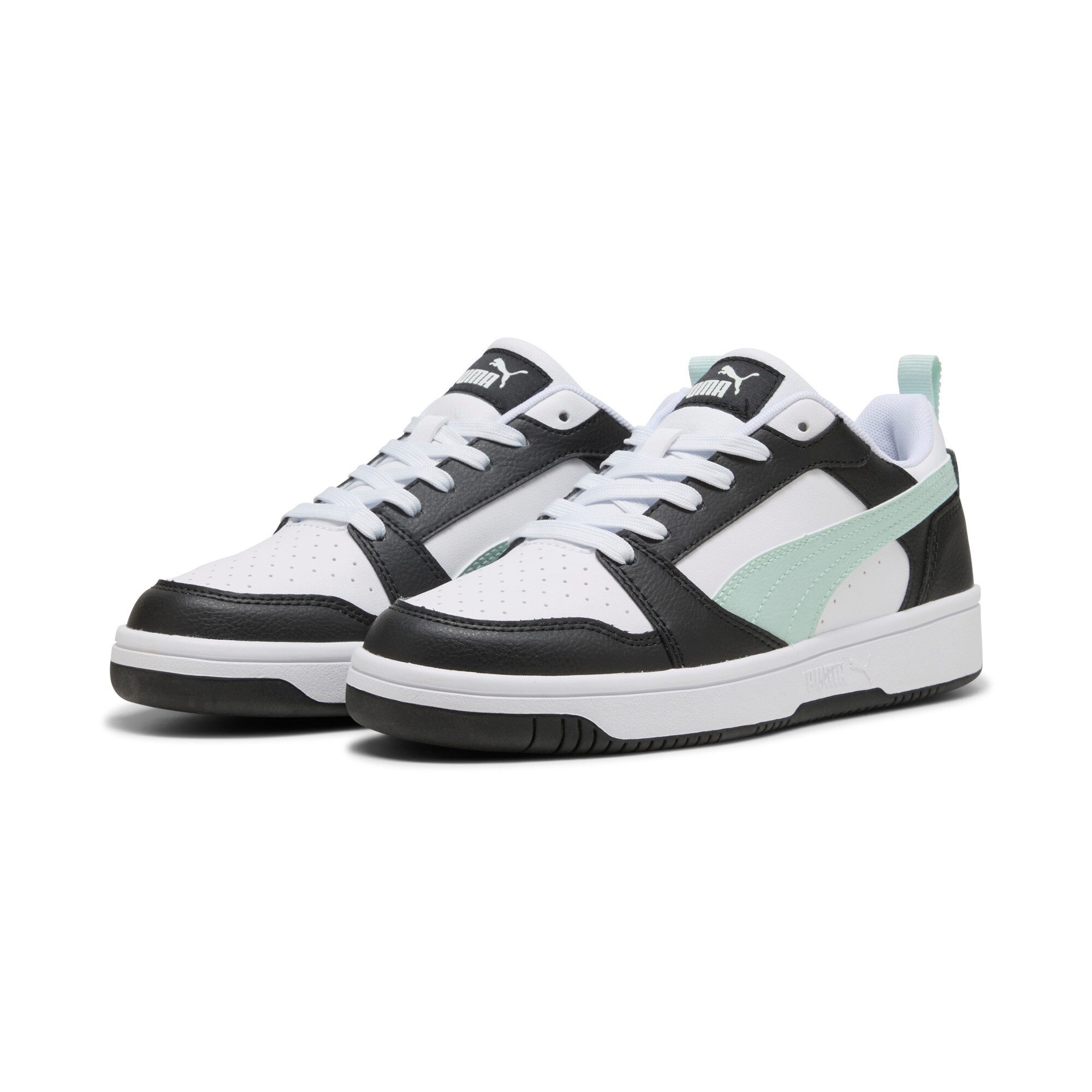 PUMA Sneakers REBOUND V6 LOW jongens lage sneakers maat 42 zwart