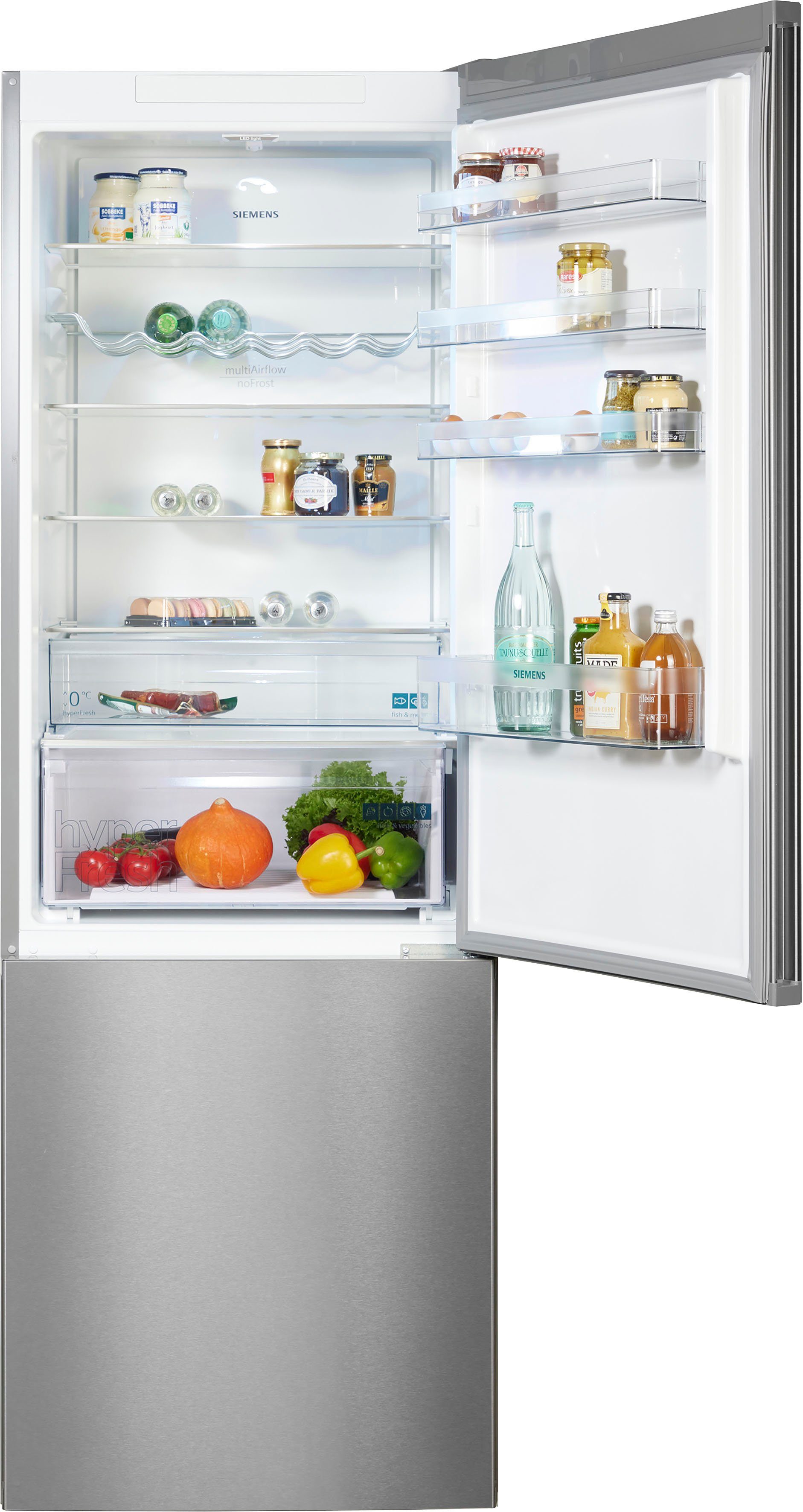SIEMENS Koel-vriescombinatie KG49NXIBF Breedte 70 cm