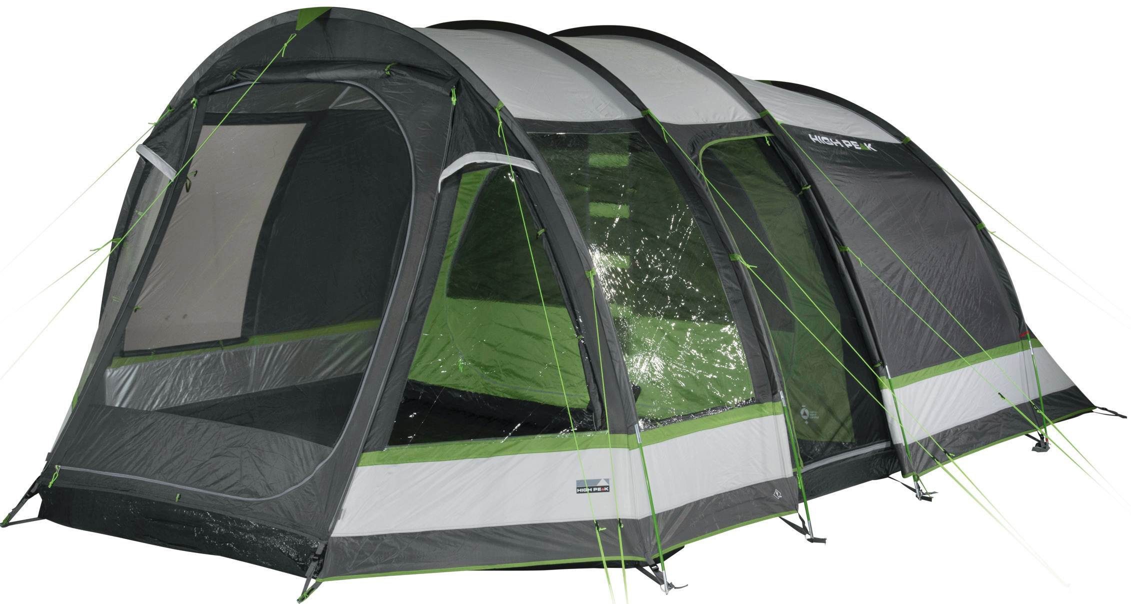 High Peak Tunneltent Bozen 5.0 tenten grijs