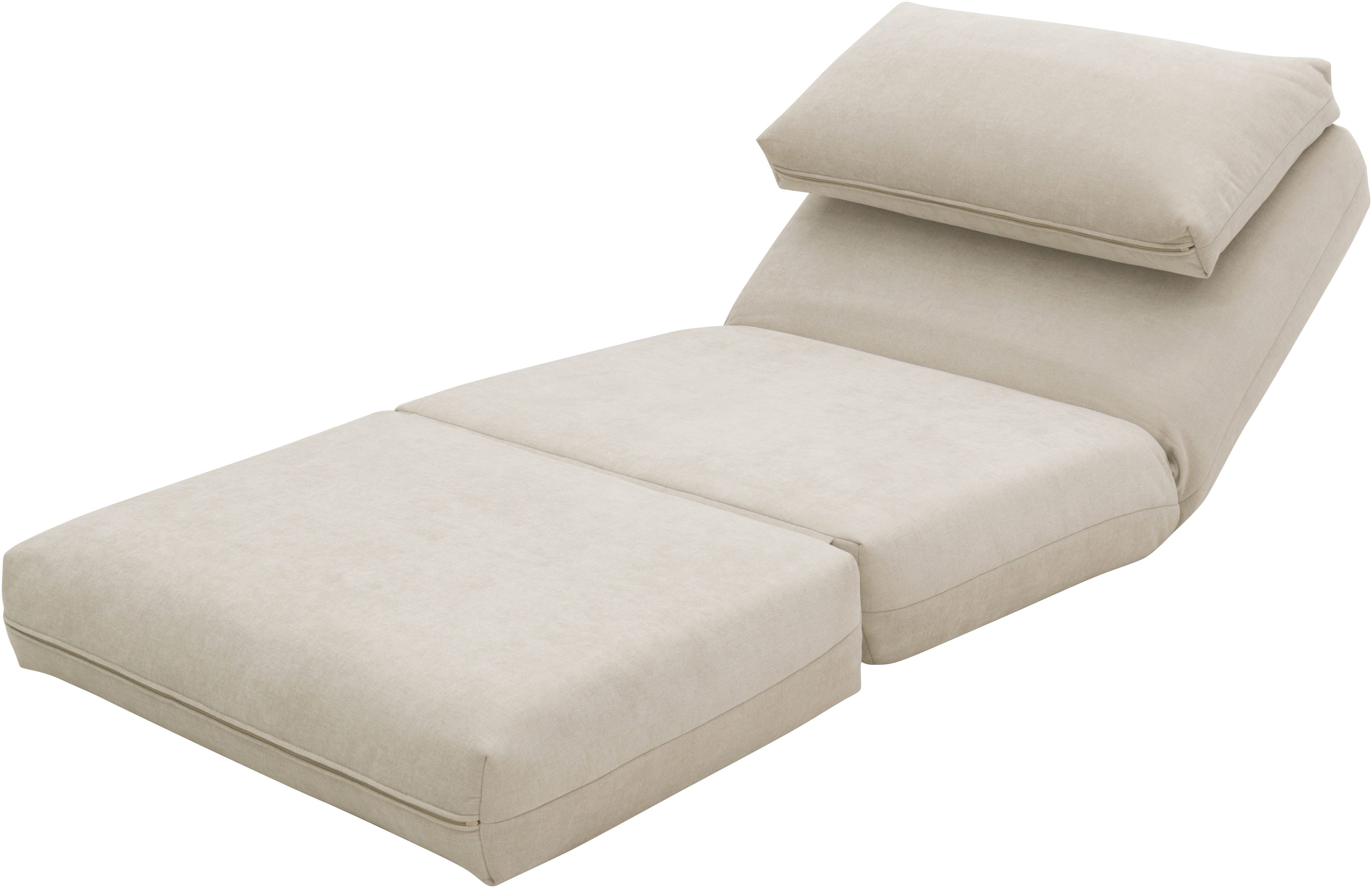 LeGer Home by Lena Gercke Fauteuil Amara Slaapstoel uitklapbaar, bedstoel, met rastering
