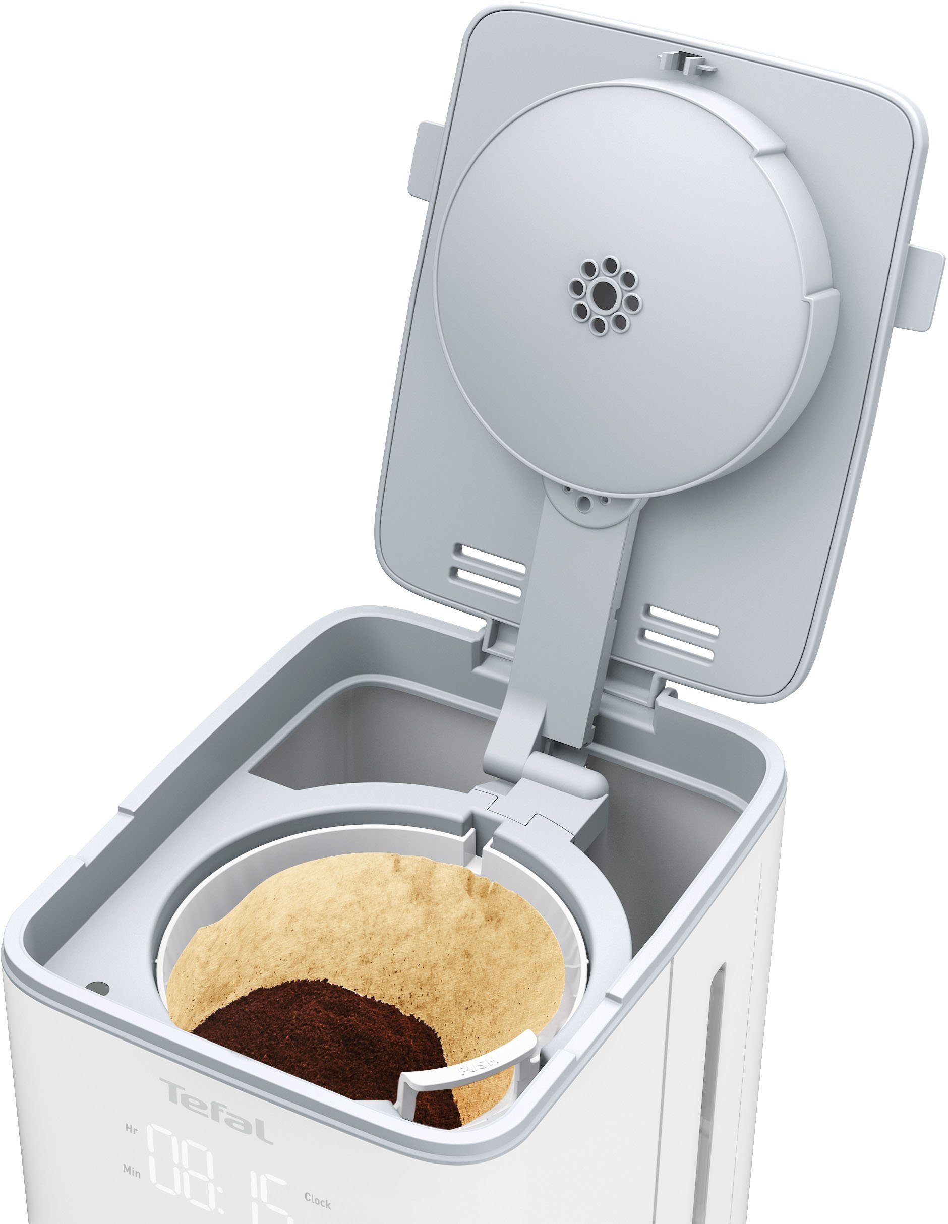 Tefal Filterkoffieapparaat CM6931 Sense, 1,25 l, Digitaal-aanduiding, glazen kan met deksel, capaciteit voor 10 - 15 kopjes
