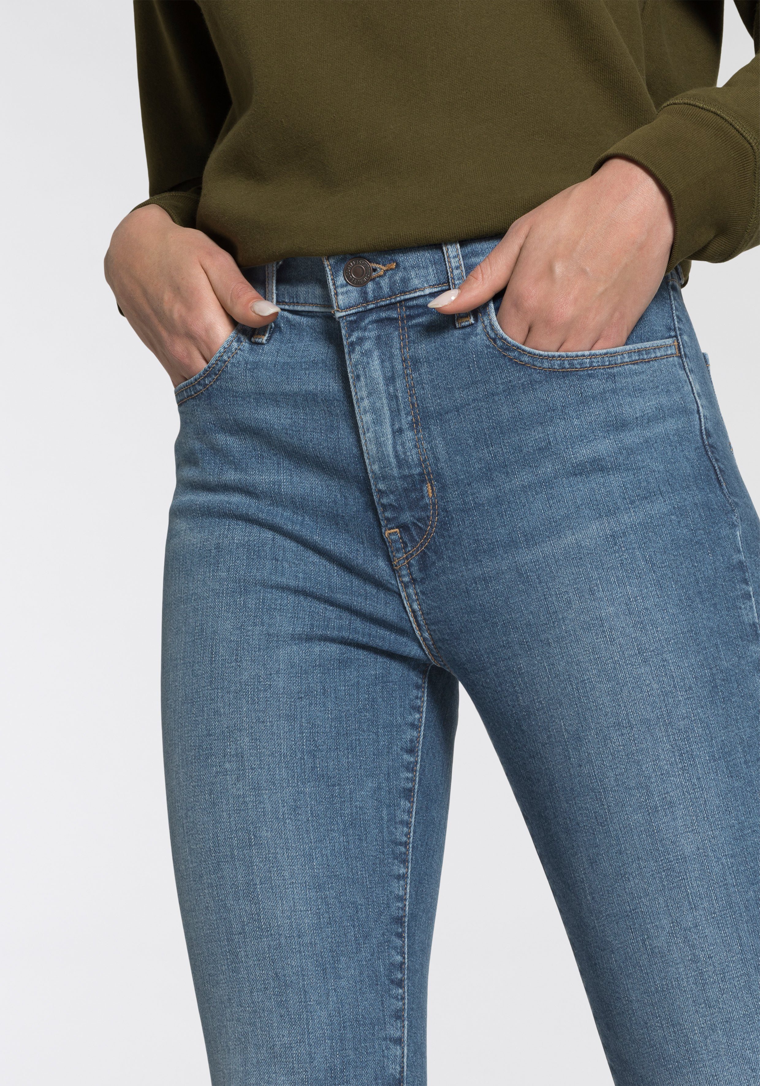 Levi's® Skinny fit jeans 720 High Rise met hoge taille
