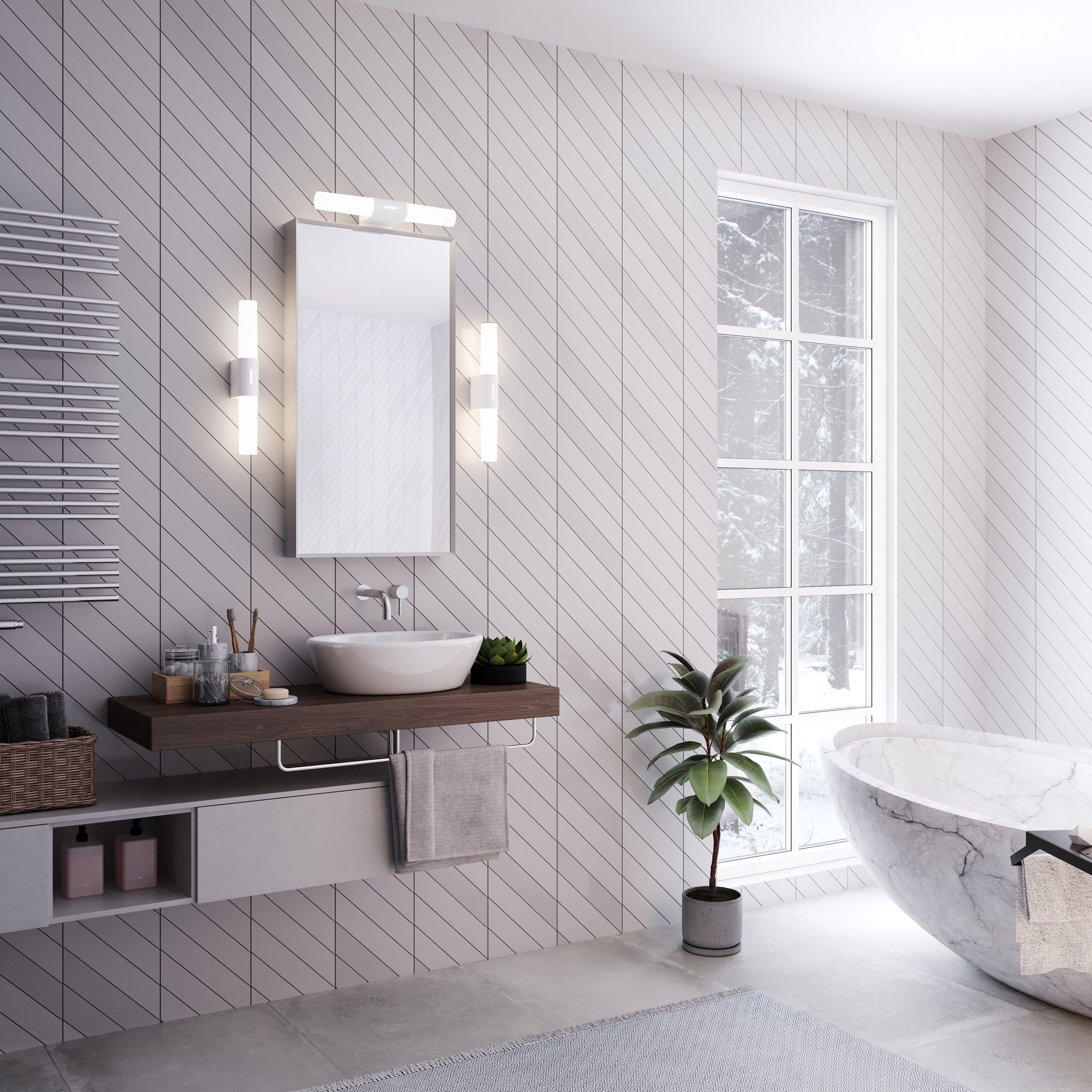 Nordlux Led-wandlamp HELVA