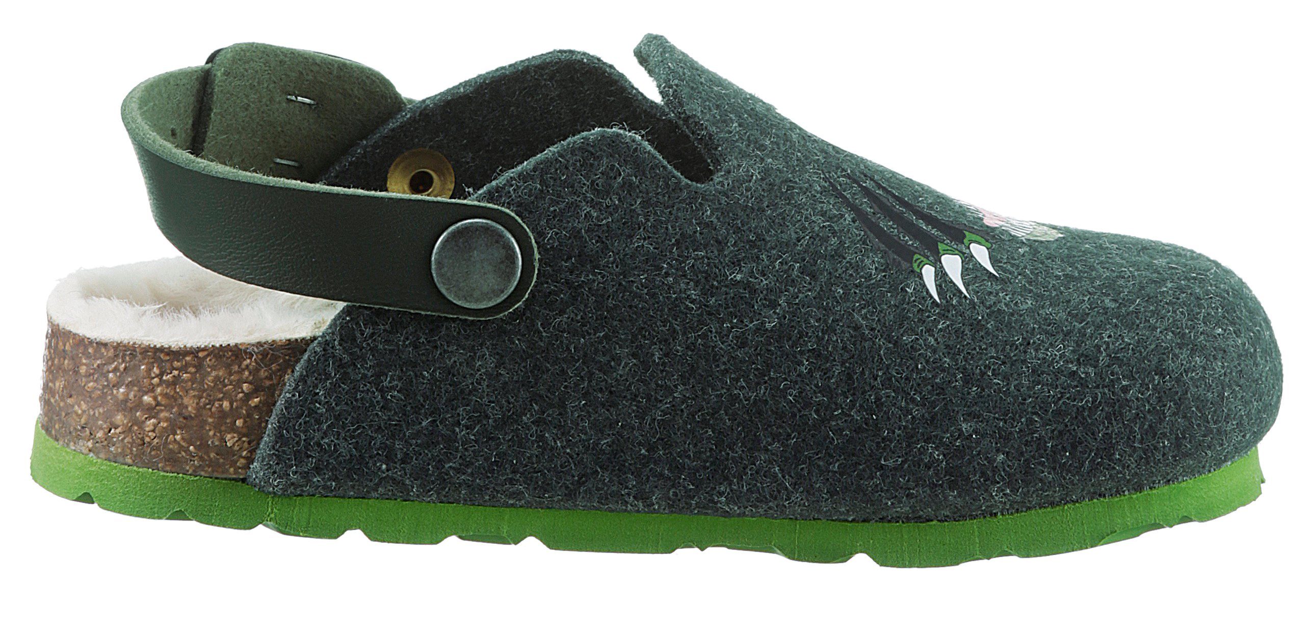 Superfit Pantoffels FUSSBETTPANTOFFEL WMS: middel met verwarmende kunstbont binnenzool