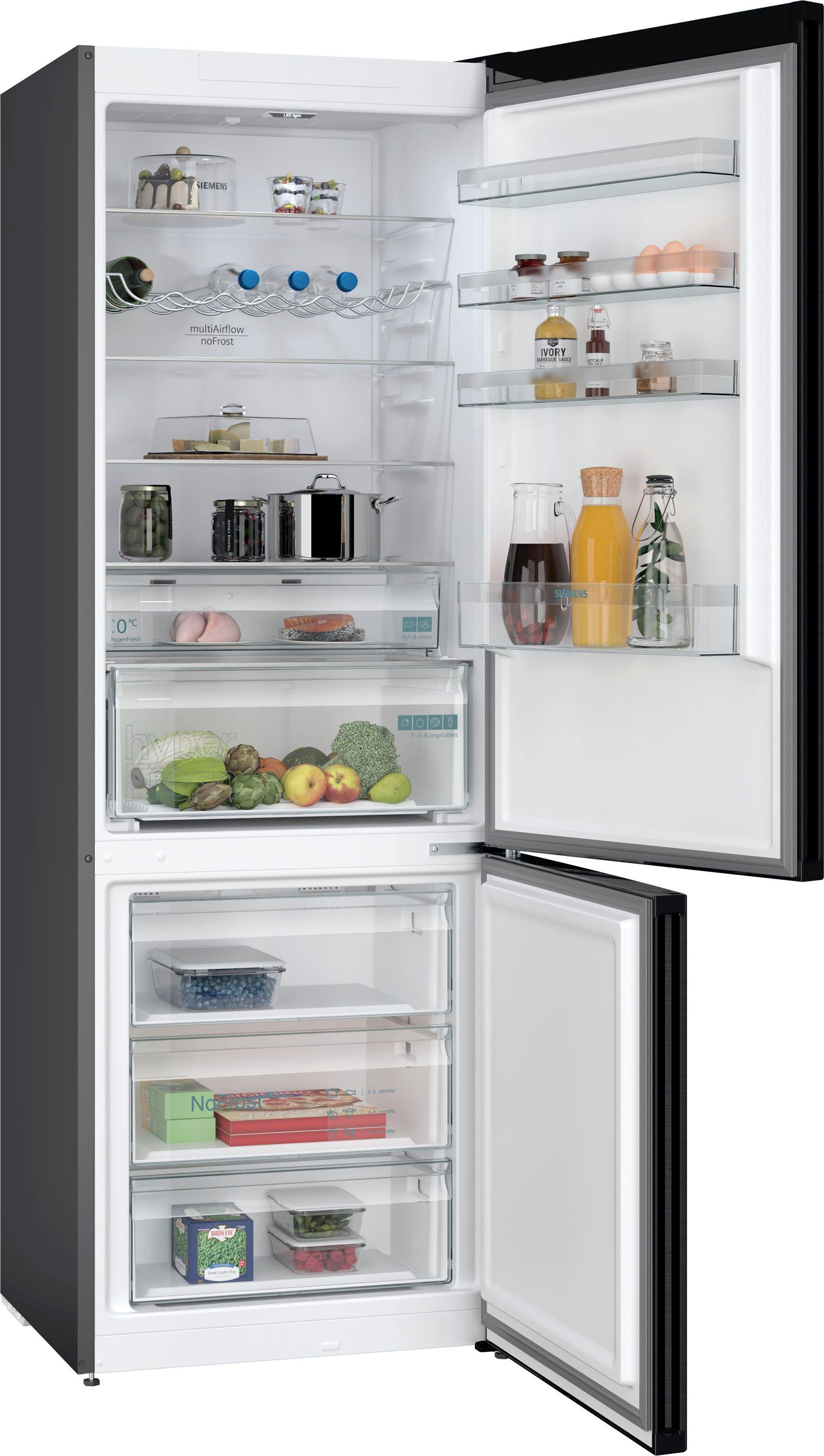 SIEMENS Koel-vriescombinatie KG49NXXCF Breedte 70 cm (1 stuk)