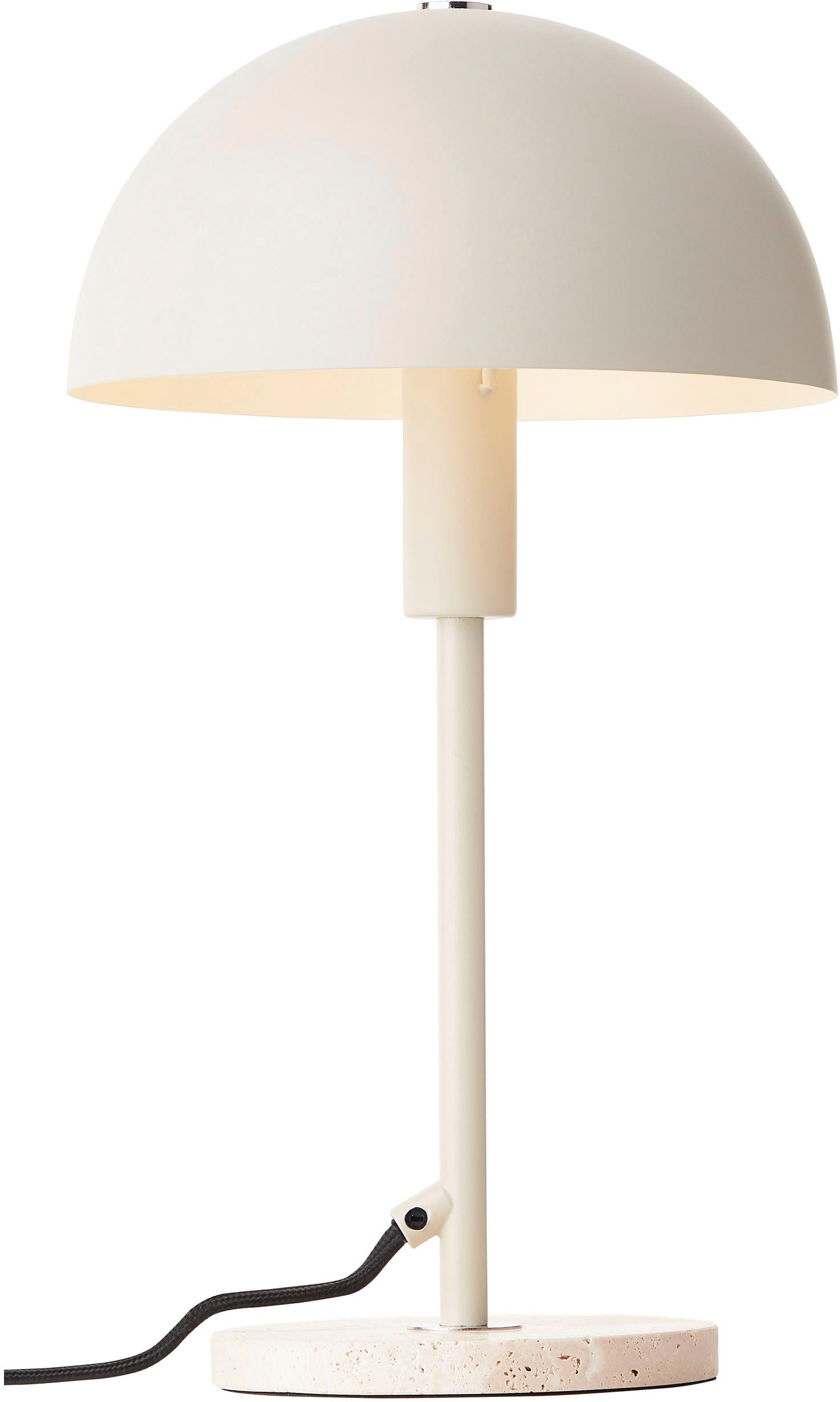 LeGer Home by Lena Gercke Tafellamp Linnea paddenstoel lamp - travertijn steenvoet Paddenstoel lamp, tafellamp, hoogte 35,5 cm, natuursteen, paddenstoellamp (1 stuk)