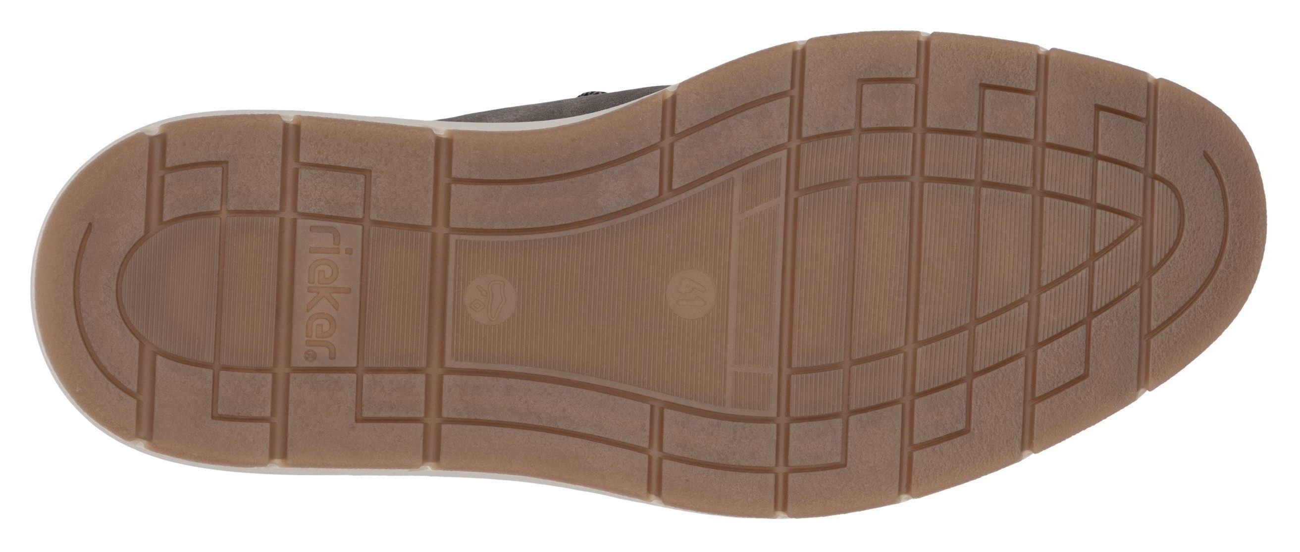 Rieker Slip-on sneakers Slippers, vrijetijdsschoen, lage schoen met modieuze zool