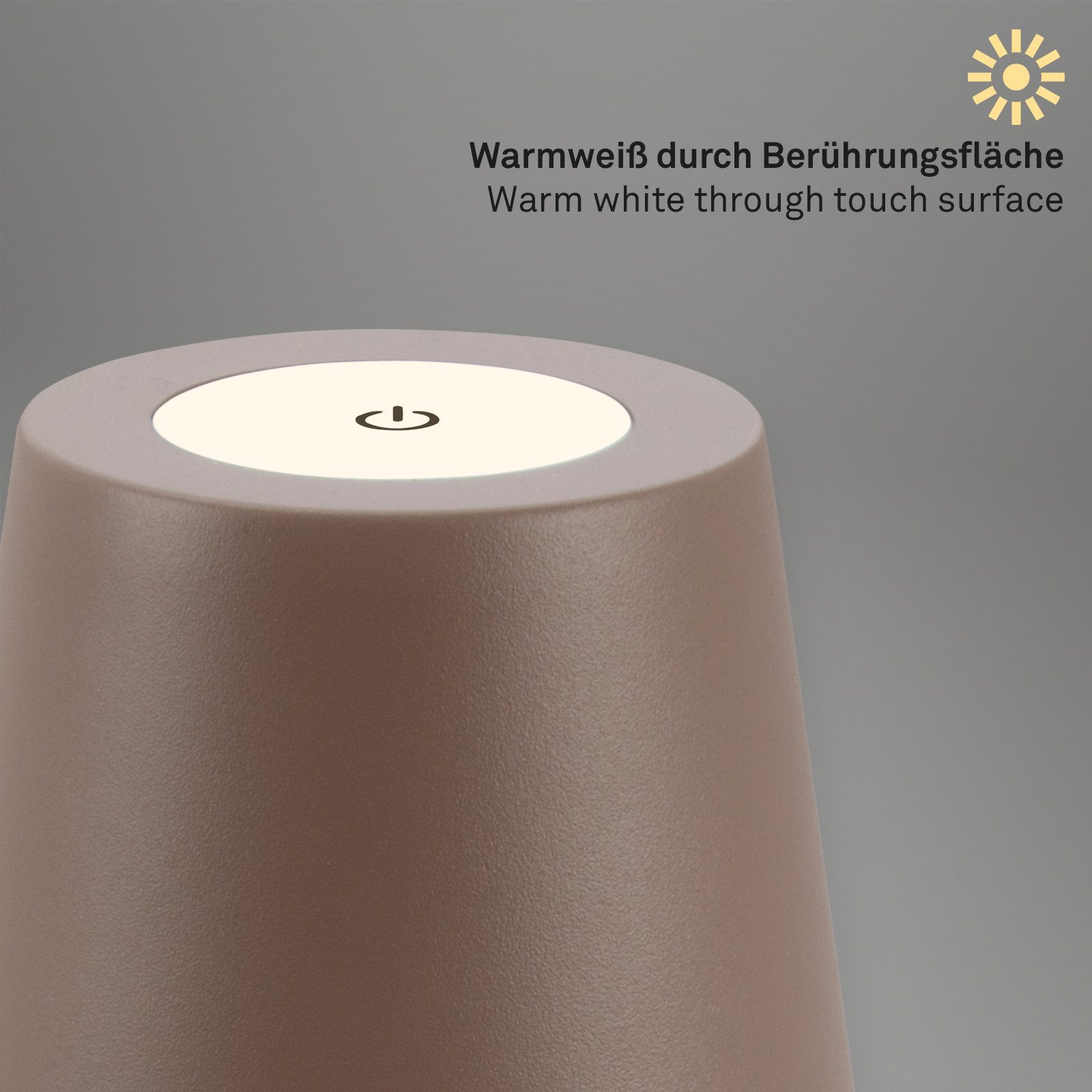 Briloner Leuchten Led-tafellamp voor buiten Coloris