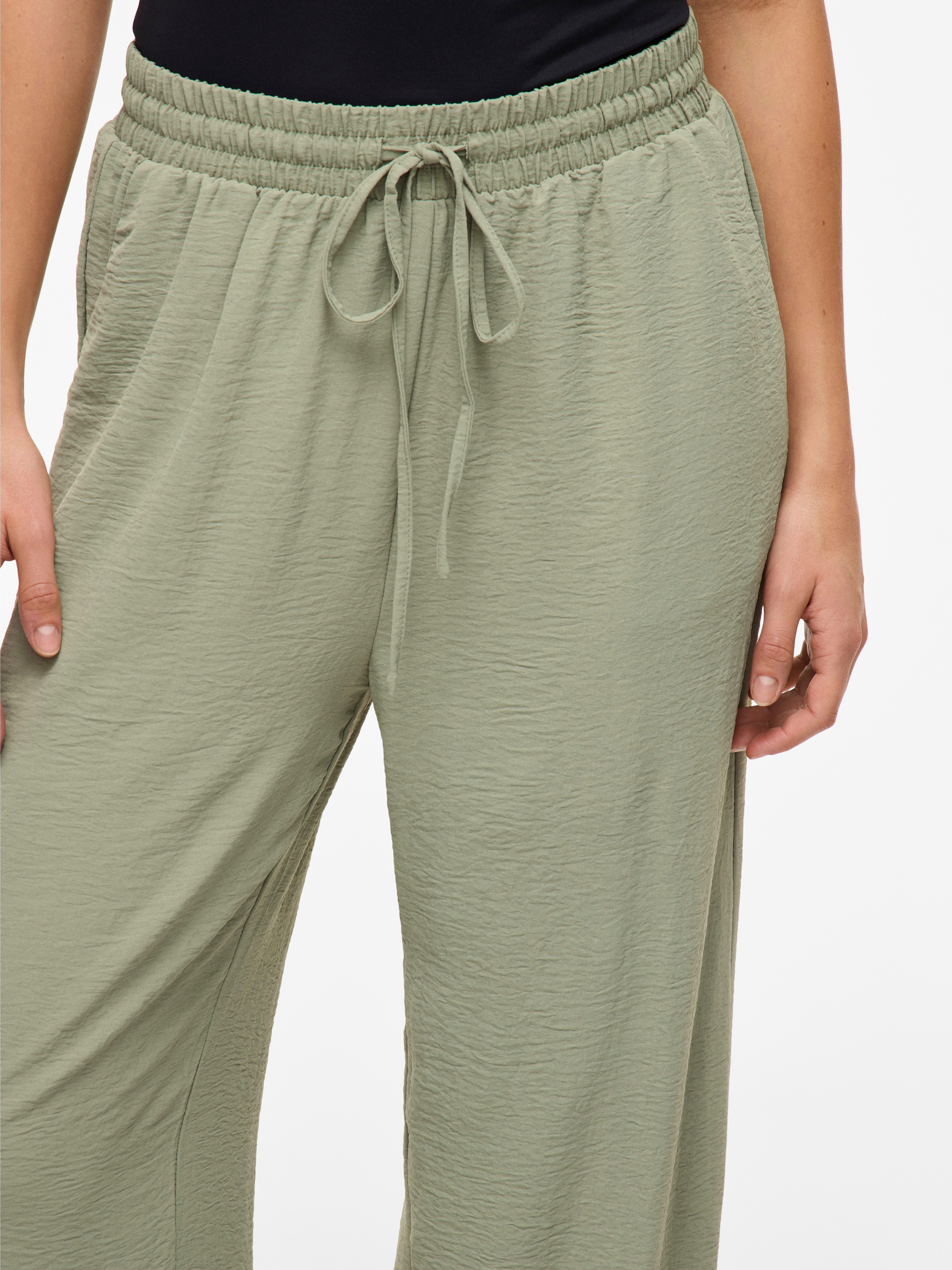 Vila Comfortbroek VIJOSA HW WIDE PANTS - NOOS