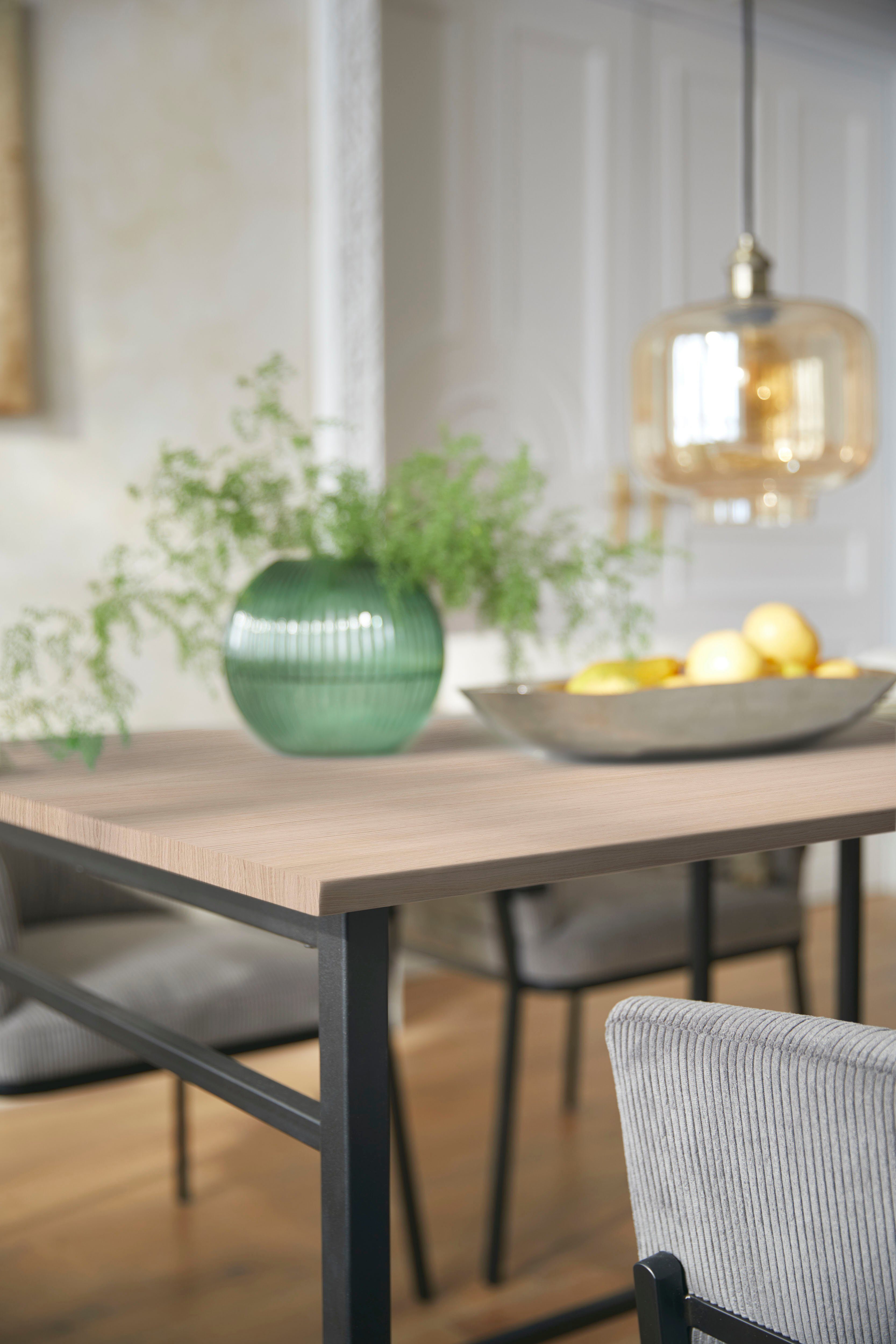 Home affaire Eettafel Sare met echt houtfineer van eiken