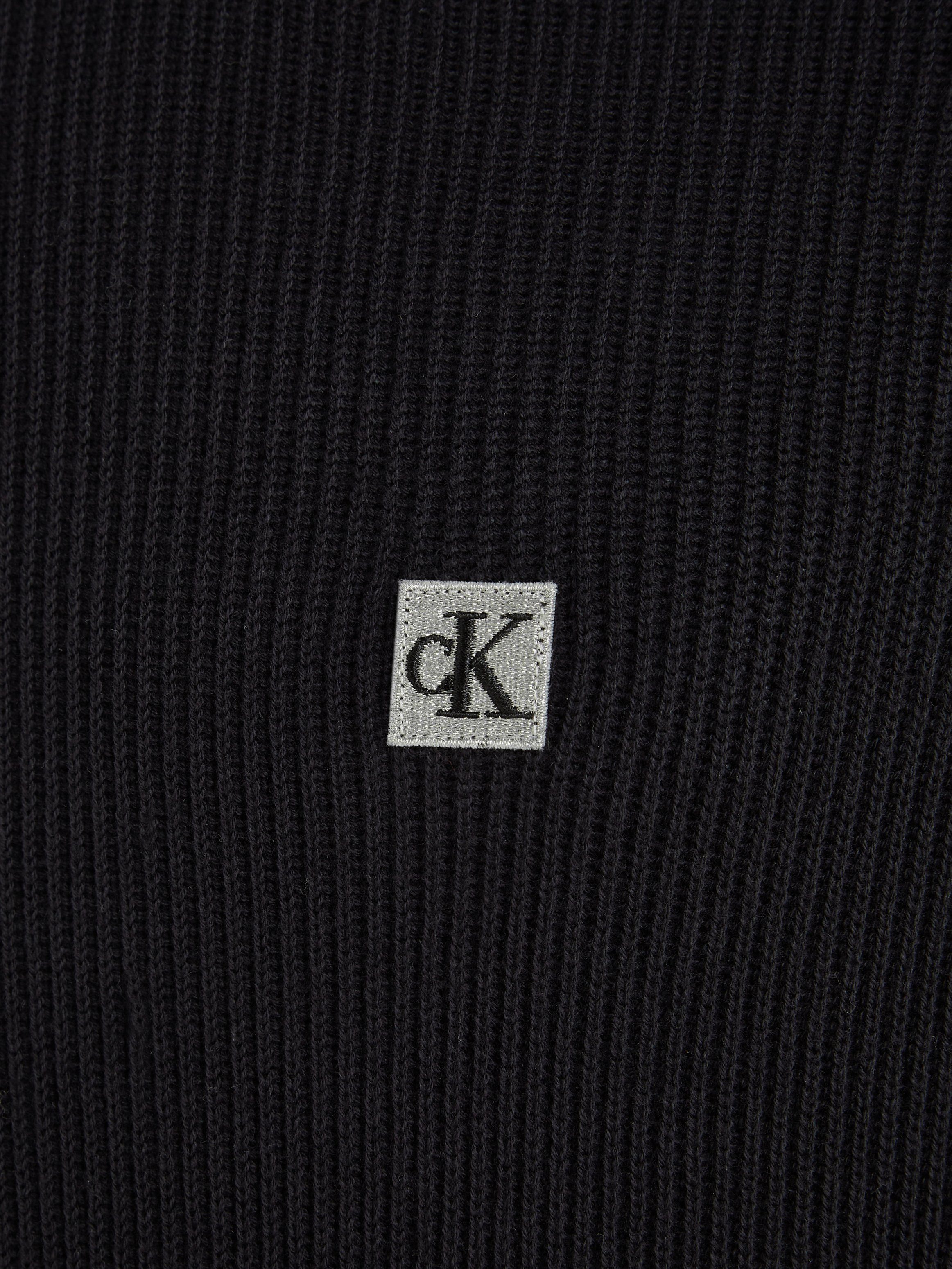 Calvin Klein Trui met ronde hals CK EMBRO BADGE SWEATER