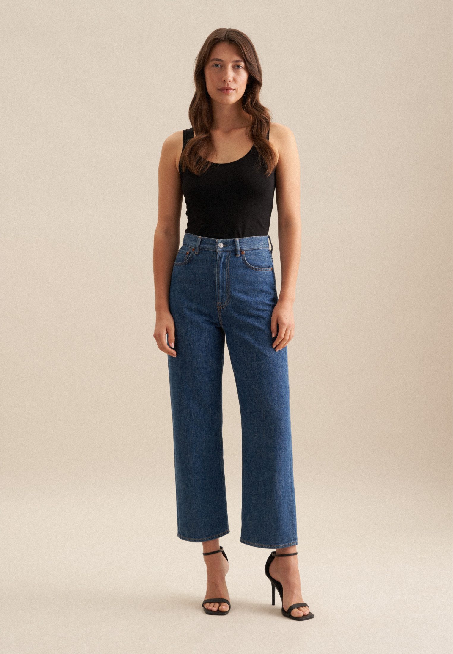 seidensticker Shirttop Zonder mouwen ronde hals uni