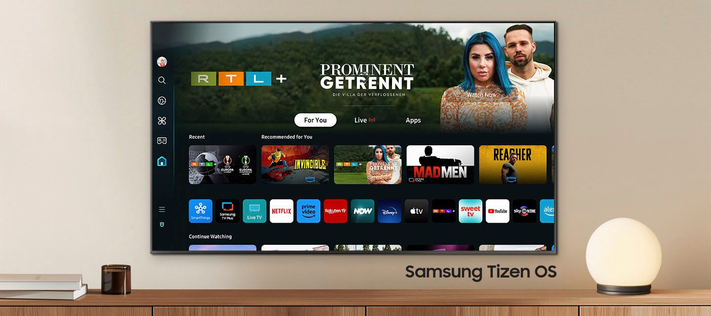 Samsung OLED-TV, 138 cm / 55", 4K Ultra HD, Smart TV, Neural Quantum 4K AI Gen2-processor, schitteringsvrij, tot 144Hz