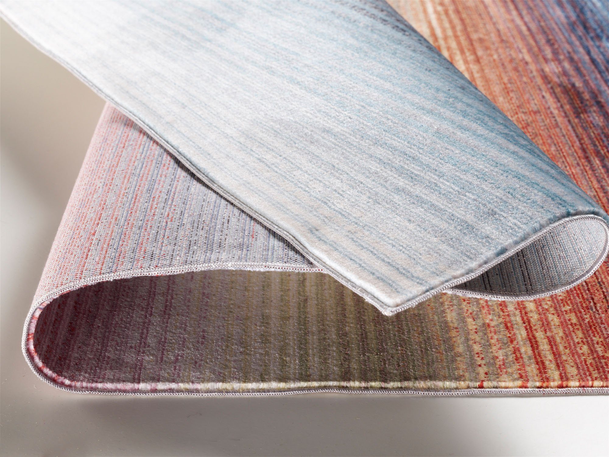 OCI DIE TEPPICHMARKE Vloerkleed Rainbow Stripe Bijzonder zacht door microvezel, woonkamer
