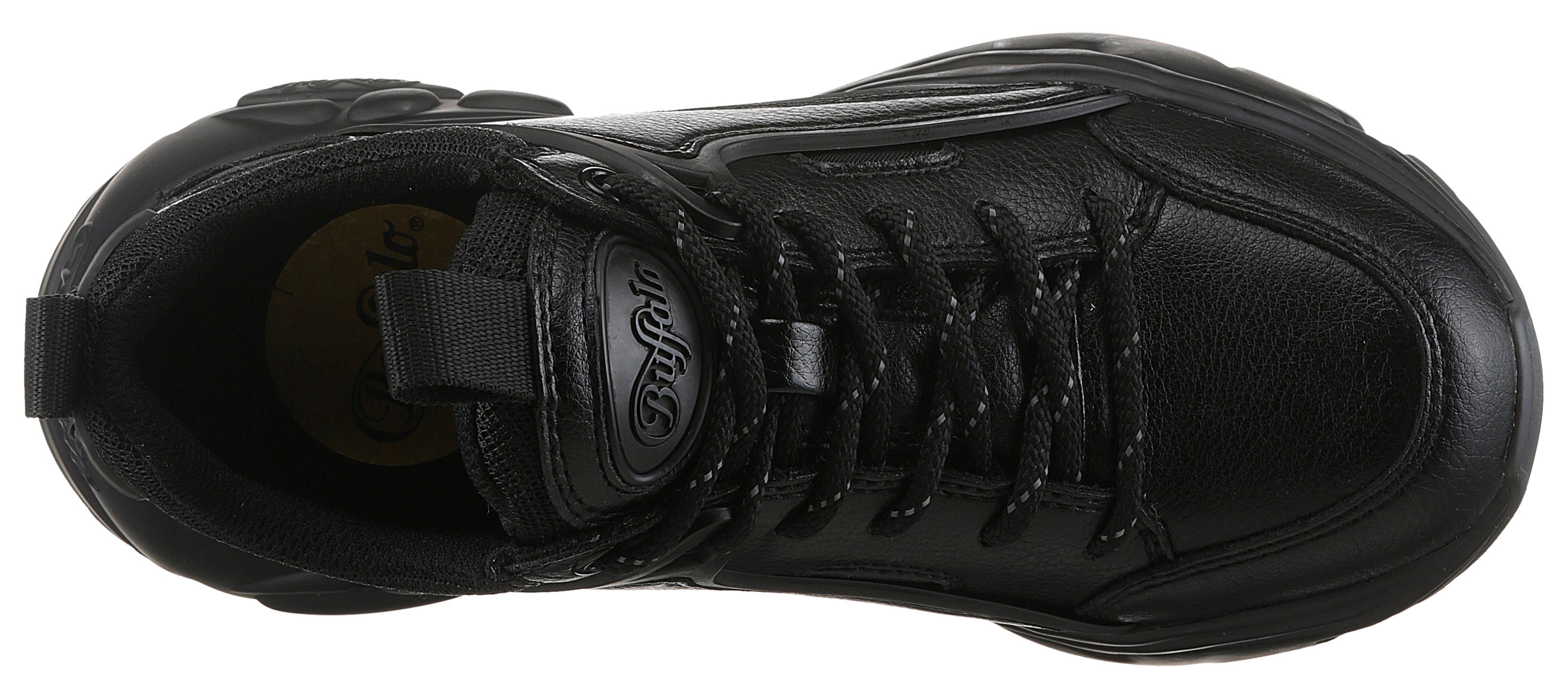 Buffalo Sneakers BINARY in monochrome uitstraling, vrijetijdsschoen, lage schoen, veterschoen