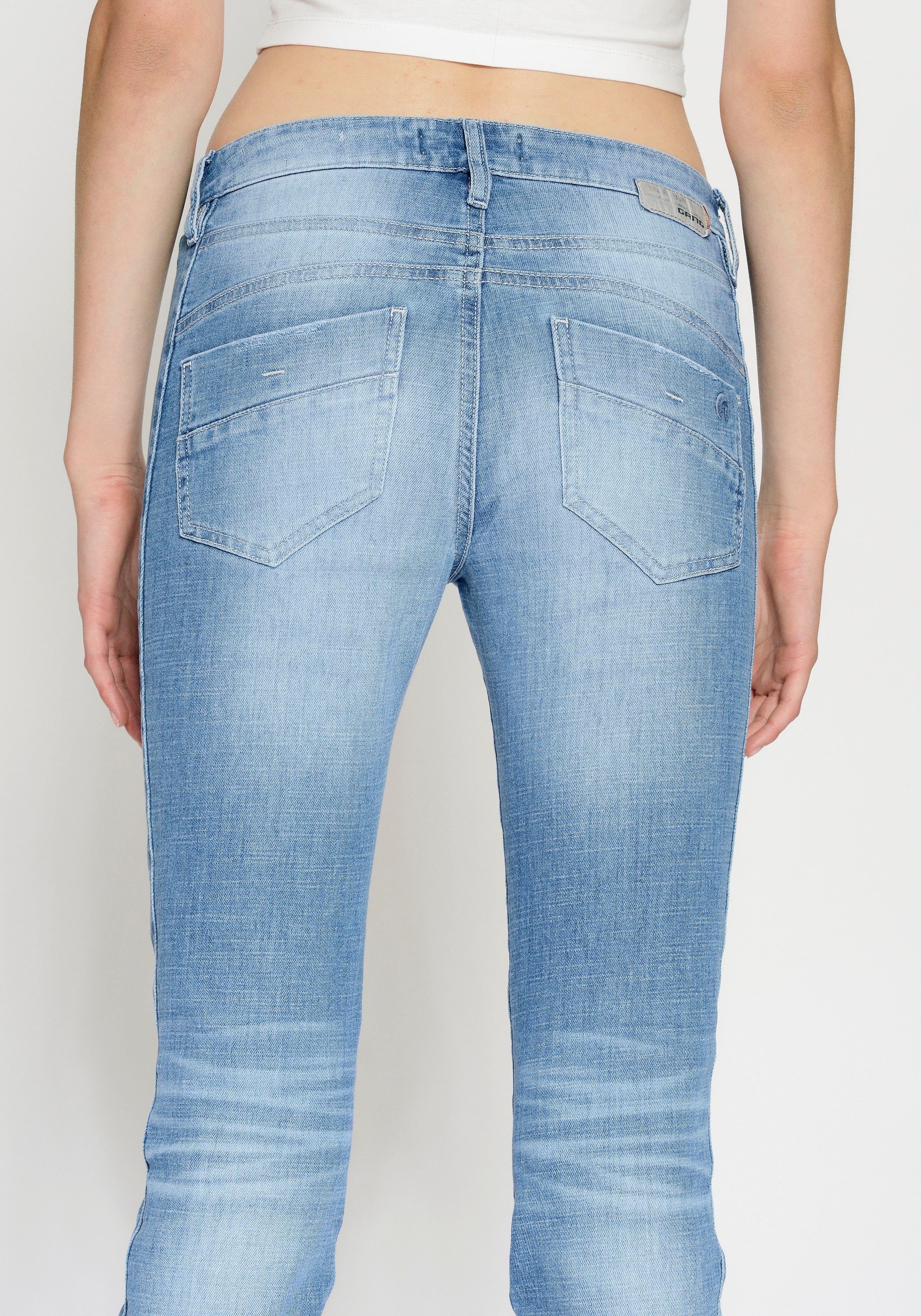 GANG Slim fit jeans 94SANA met galons