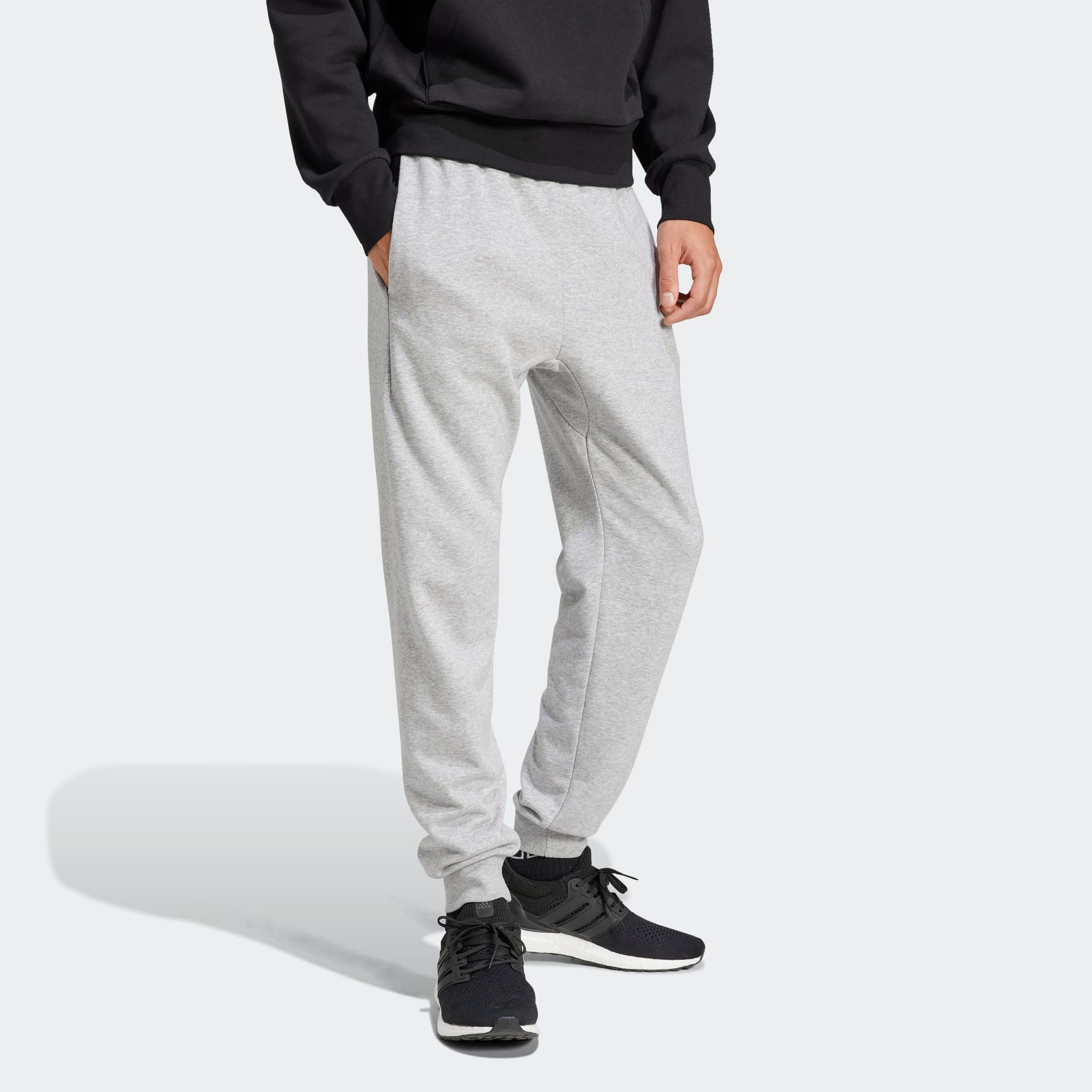 adidas Sportswear Sportbroek M LIN FT PT van zacht french terry materiaal (1-delig)