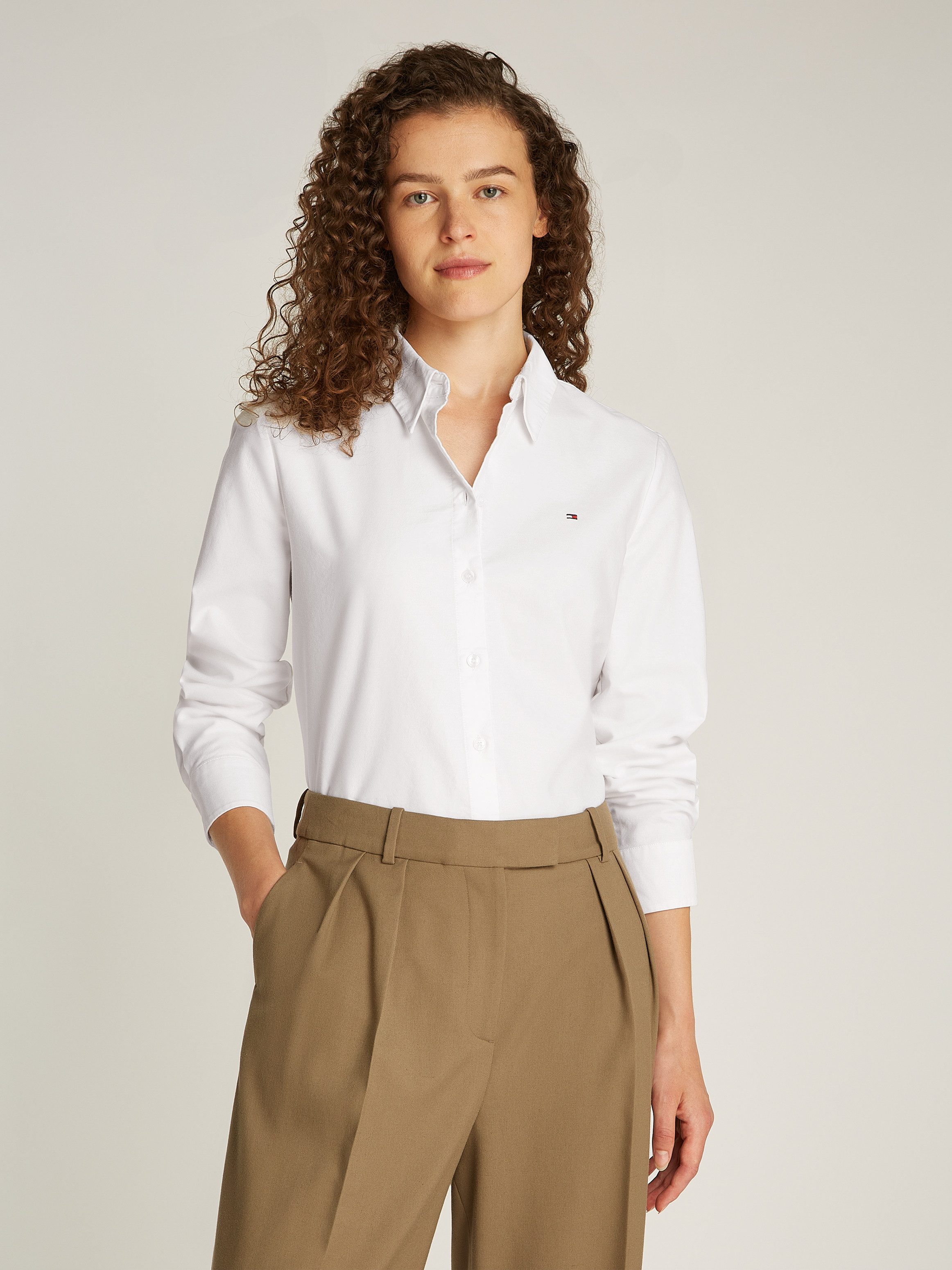 Tommy Hilfiger Overhemdblouse OXFORD RELAXED FIT SHIRT