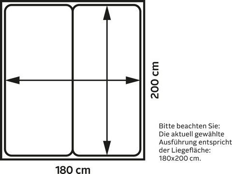 INOSIGN Boxspring Tavira in 4 breedten, 4 kleuren en 3 matrassoorten, incl. topmatras