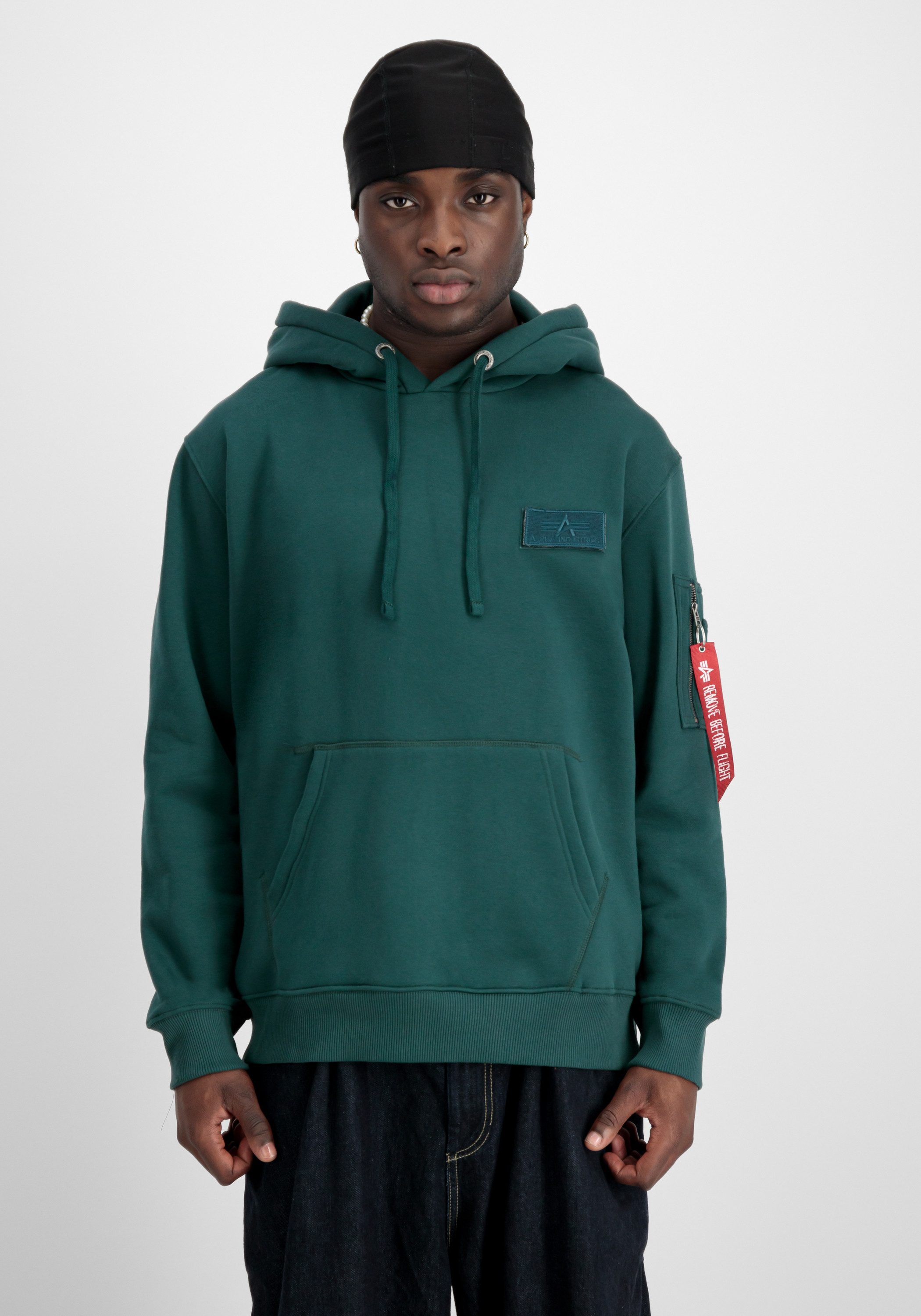 Alpha Industries Hoodie Red Stripe Hoodie