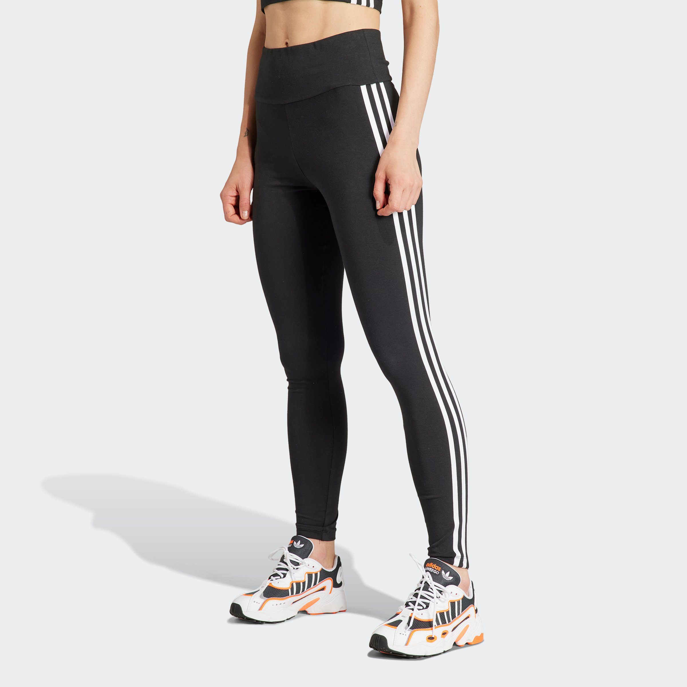 Adidas Originals Skinny fit legging met labelstrepen