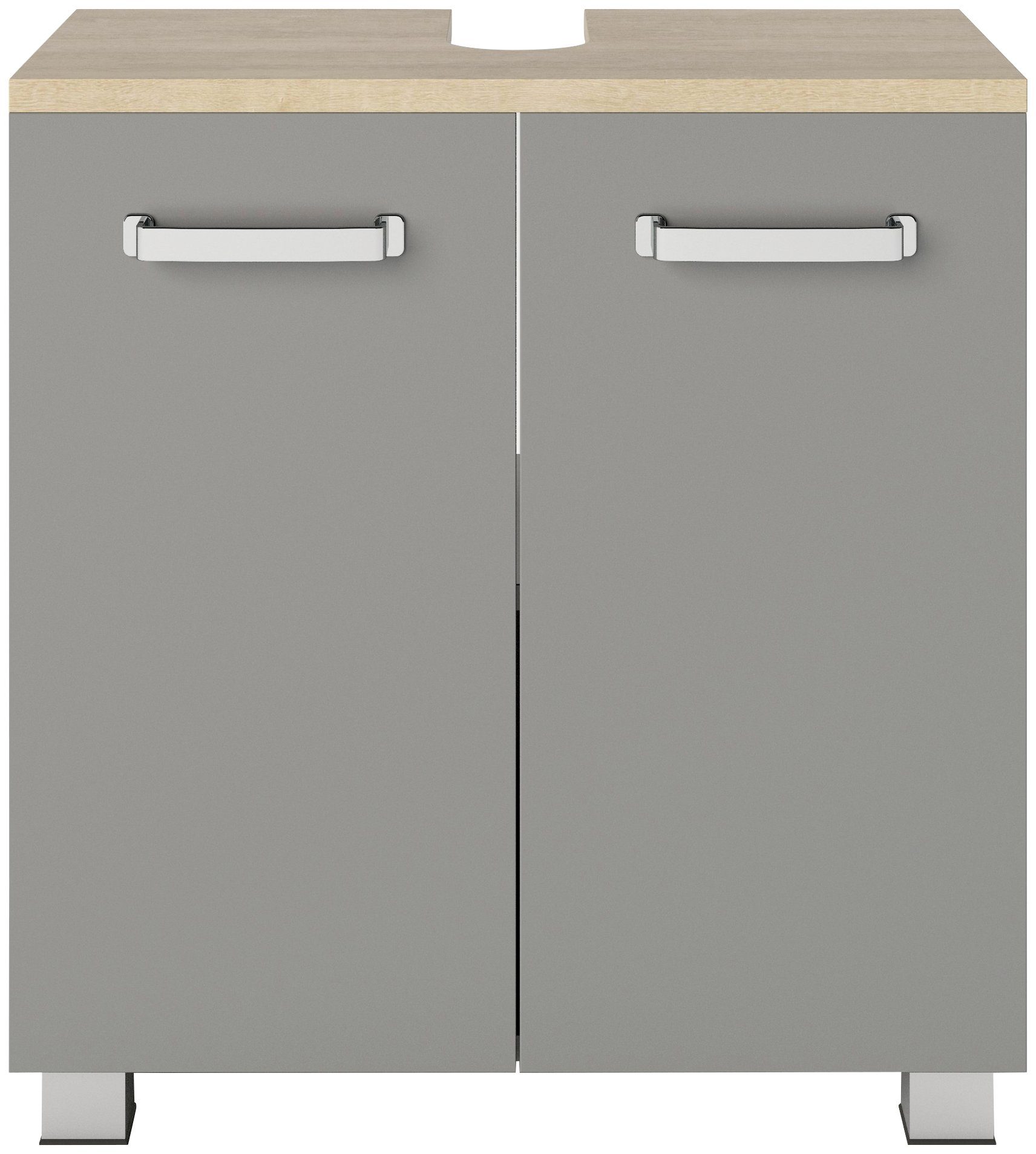 welltime Wastafelonderkast Cosmo Bxdxh: ca. 60x32,5x63,5 cm, 2 vakken