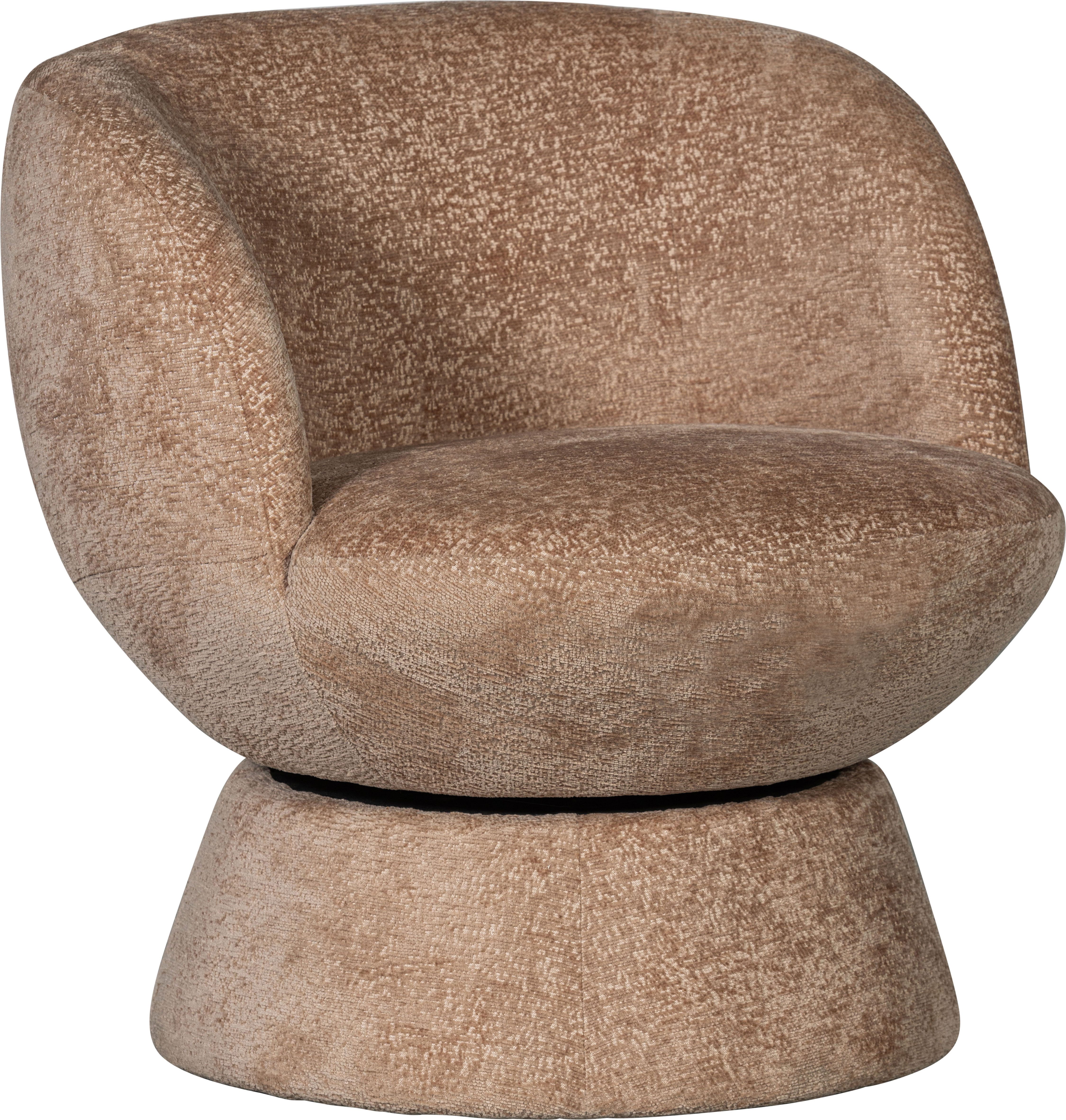 BePureHome Draaifauteuil Shuffle Polyester Naturel 72x73x71