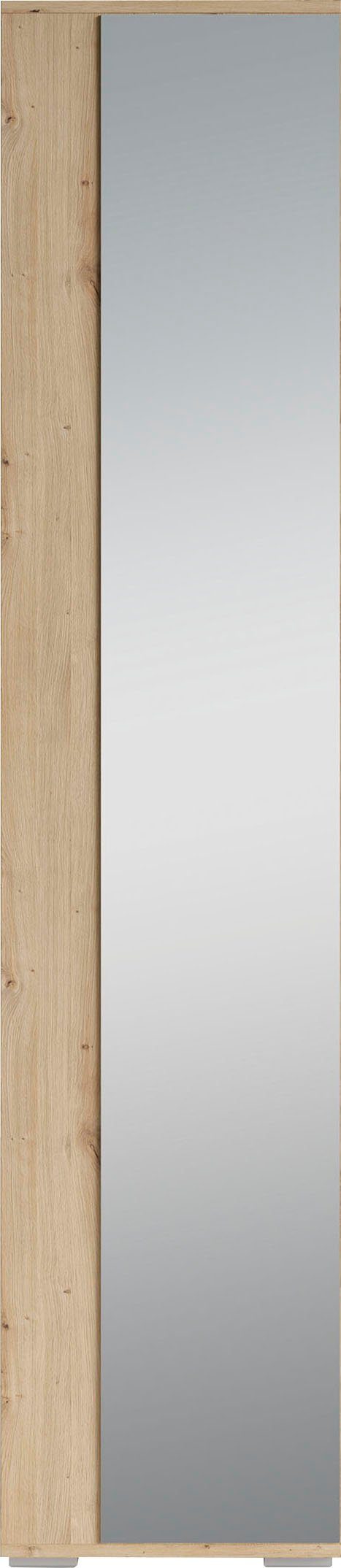 INOSIGN Kapstokpaneel Ben Breedte 40 cm, met spiegel en garderobestang (1 stuk)