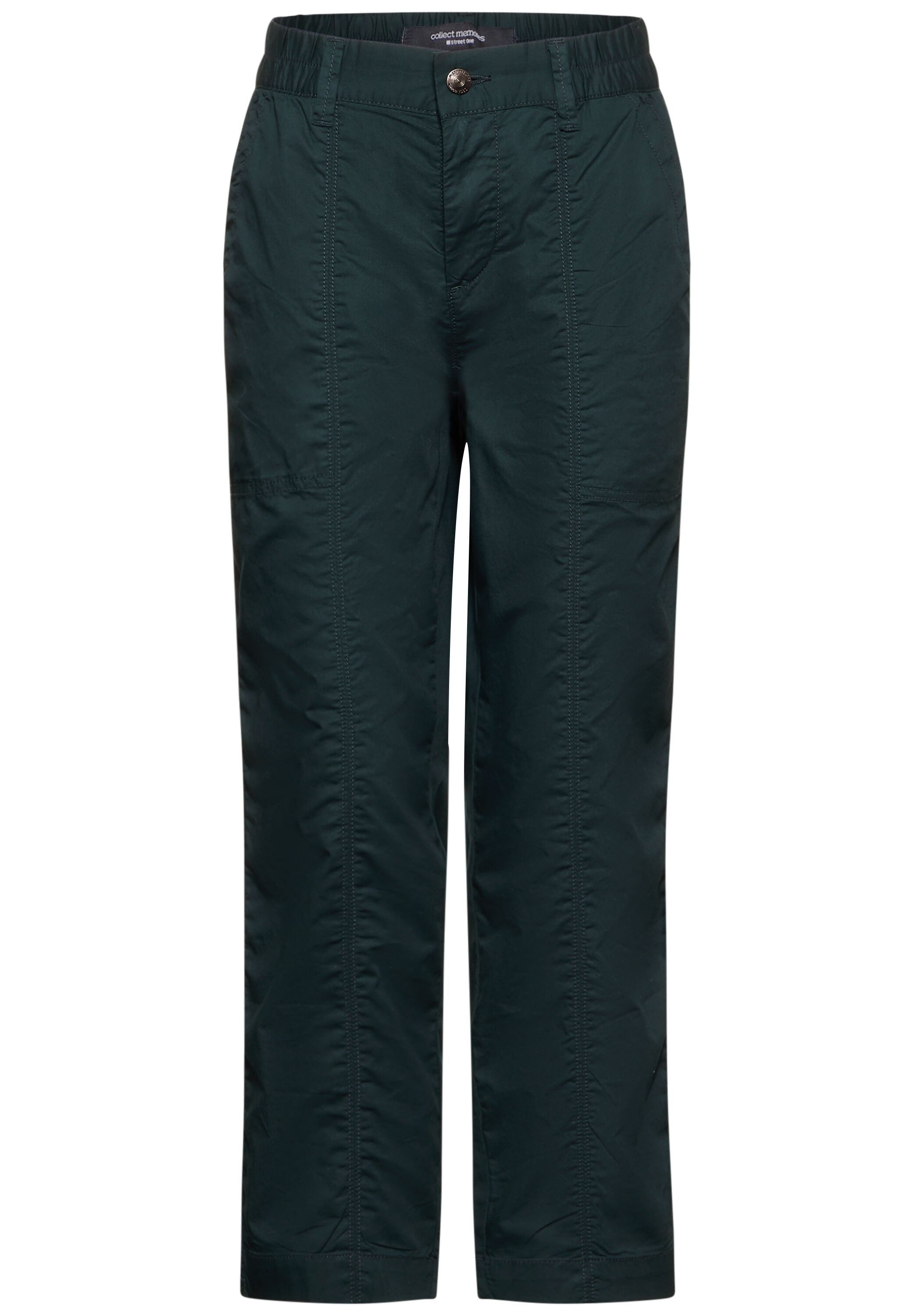 STREET ONE Stoffen broek Style Bonny in 3 4-lengte met stretch