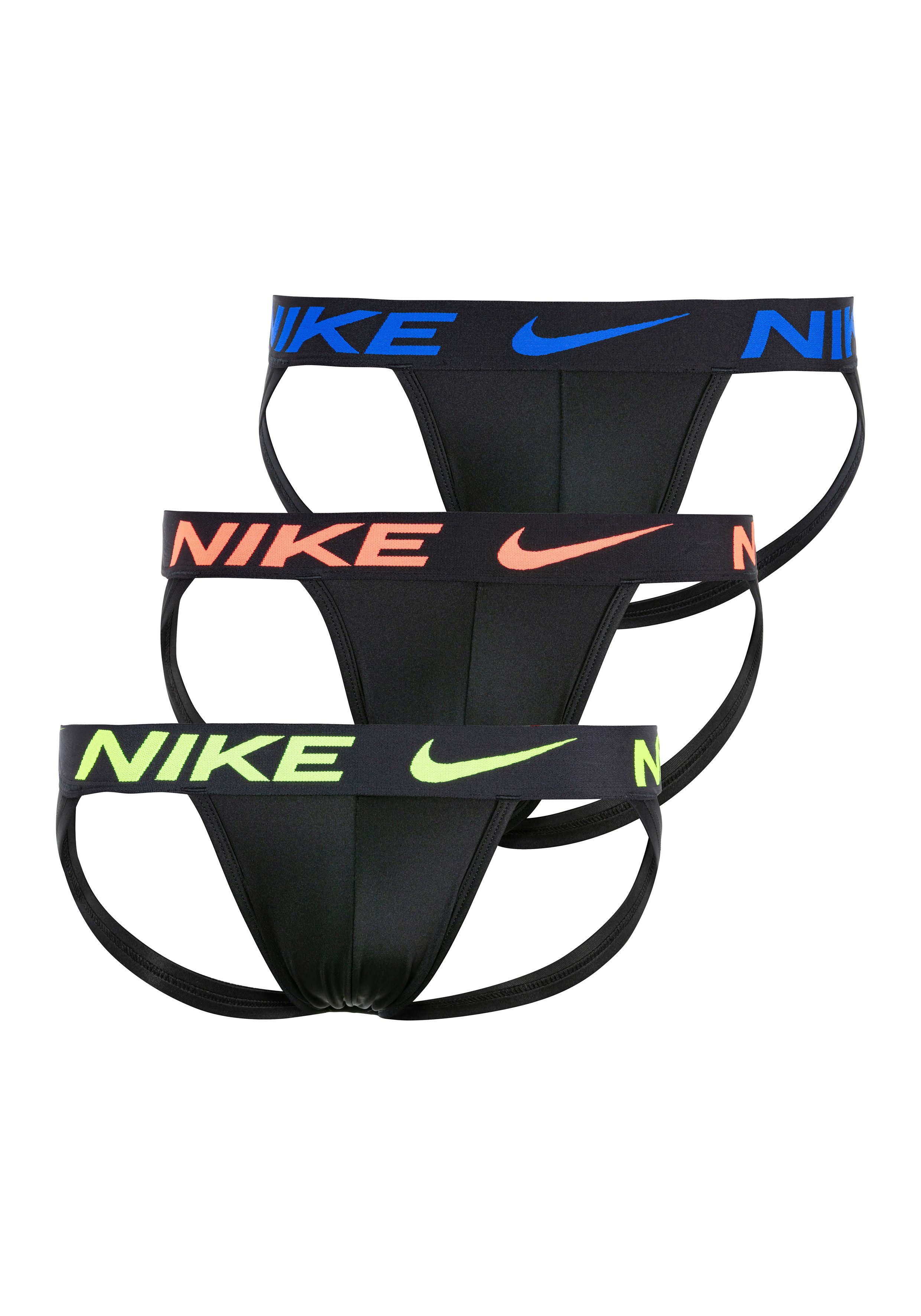 NIKE Underwear String JOCK STRAP 3PK met nike logo-elastische band (3 stuks)