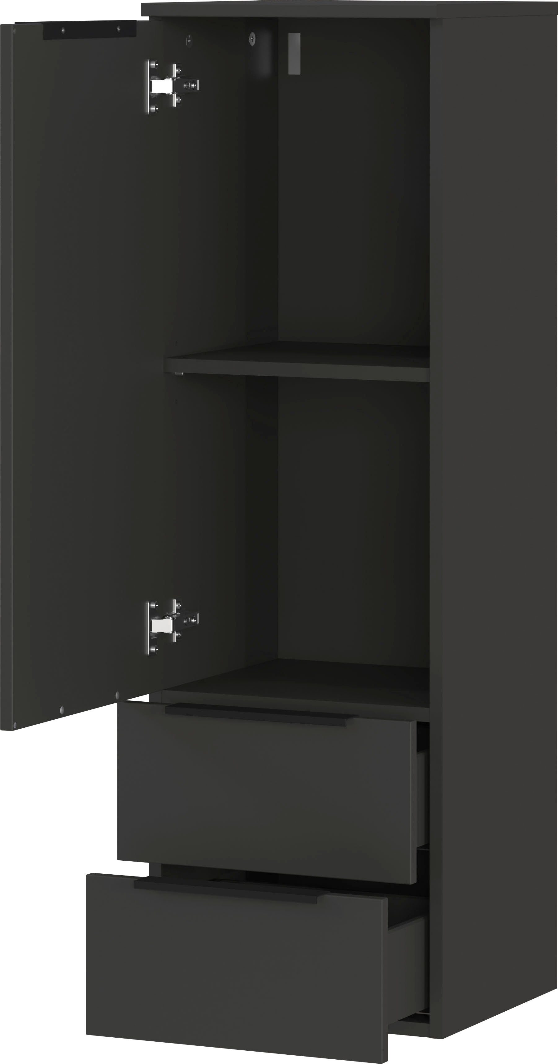 GERMANIA Halfhoge kast Crandon Kast met 2 laden, een deur en een verstelbare plank