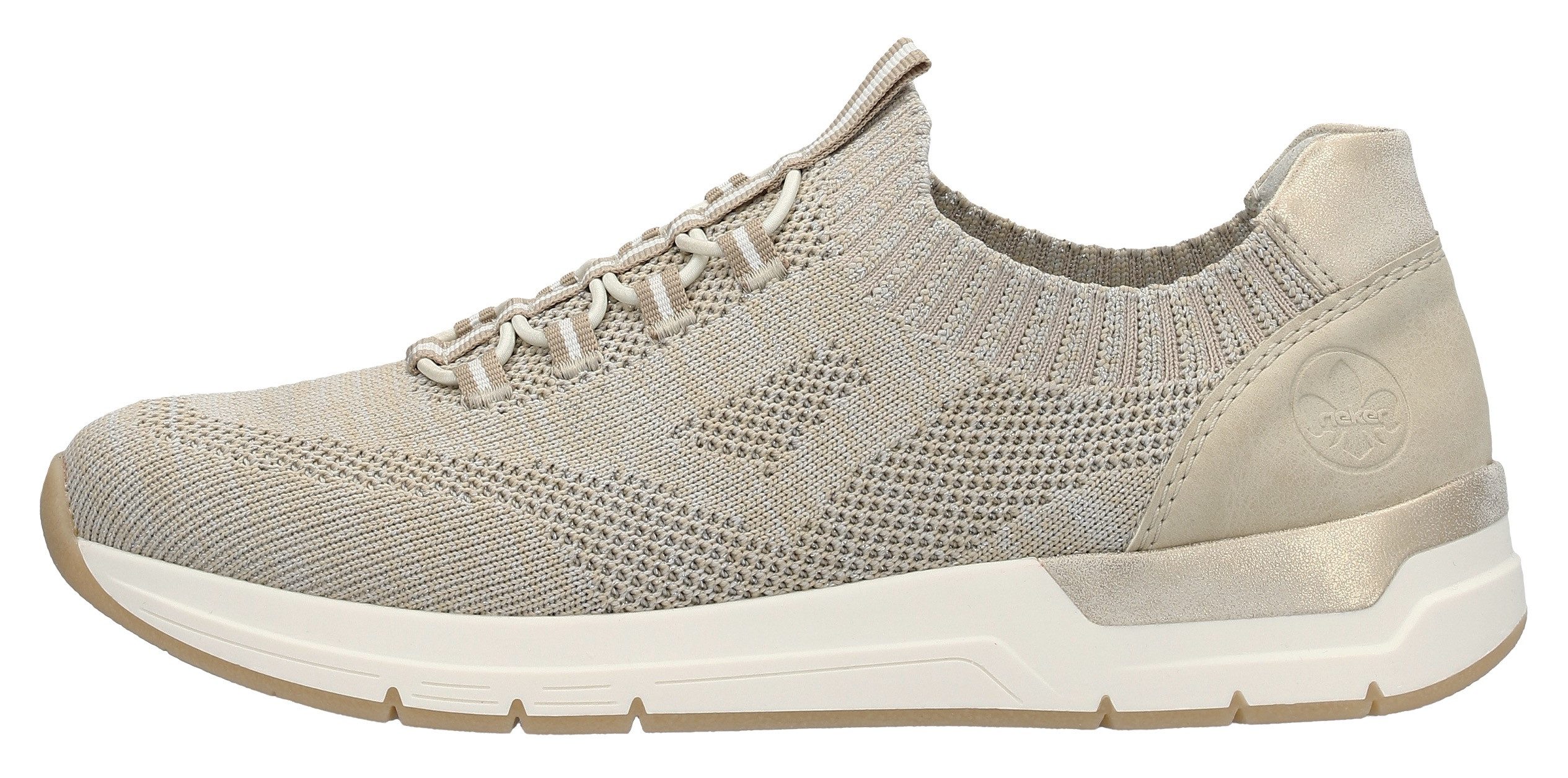 Rieker Slip-on sneakers , slippers, instapschoen, lage schoen, vrijetijdssneaker met aantrek lus