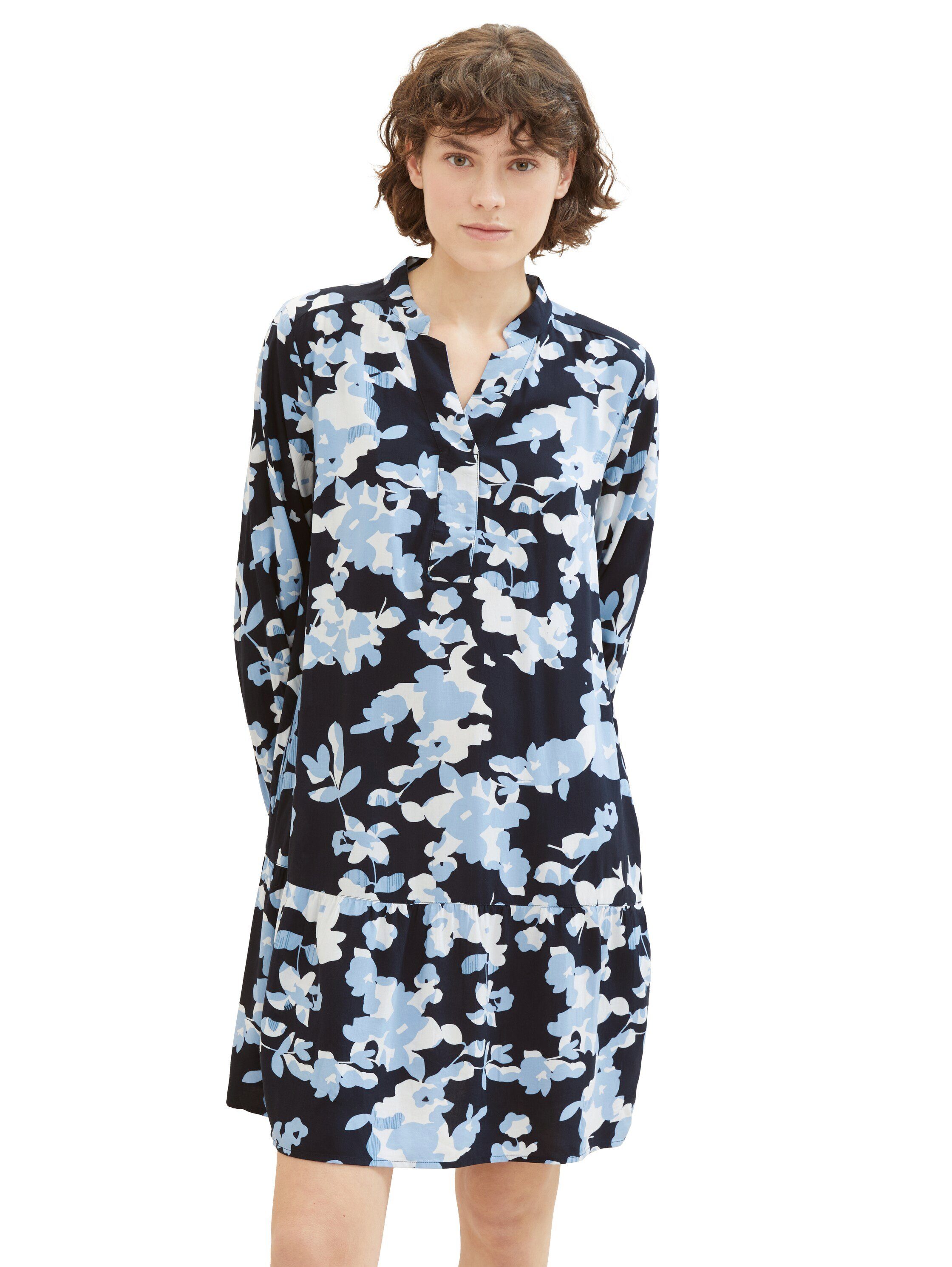 Tom Tailor Mini-jurk van viscose met all-over motief