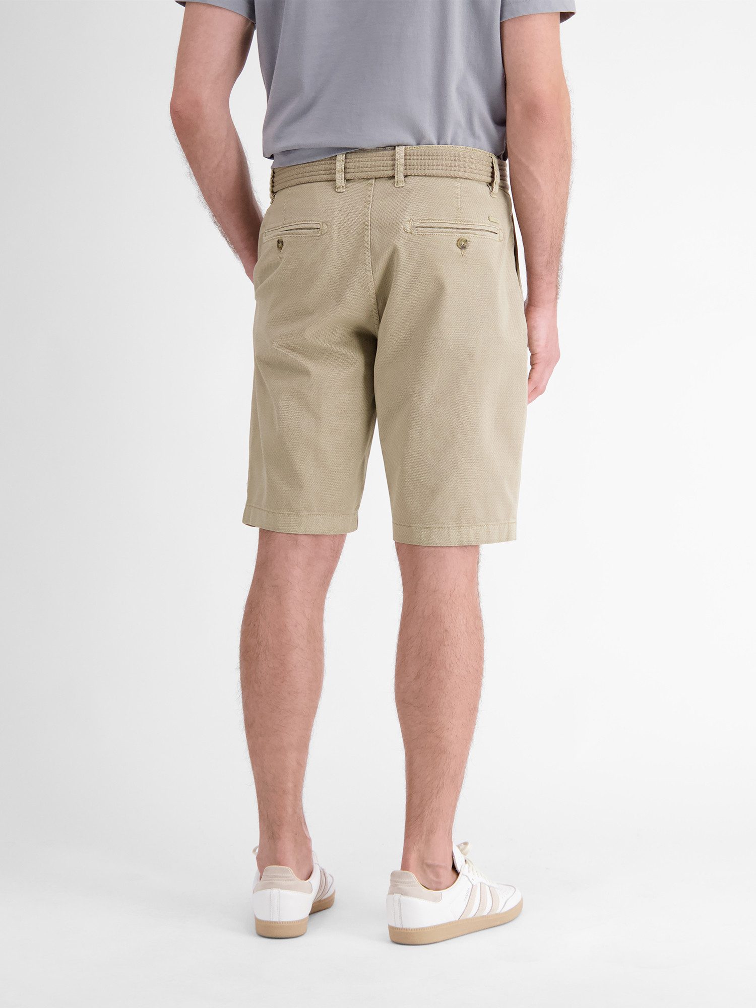 Lerros Bermuda LERROS chino bermuda met riem (set)