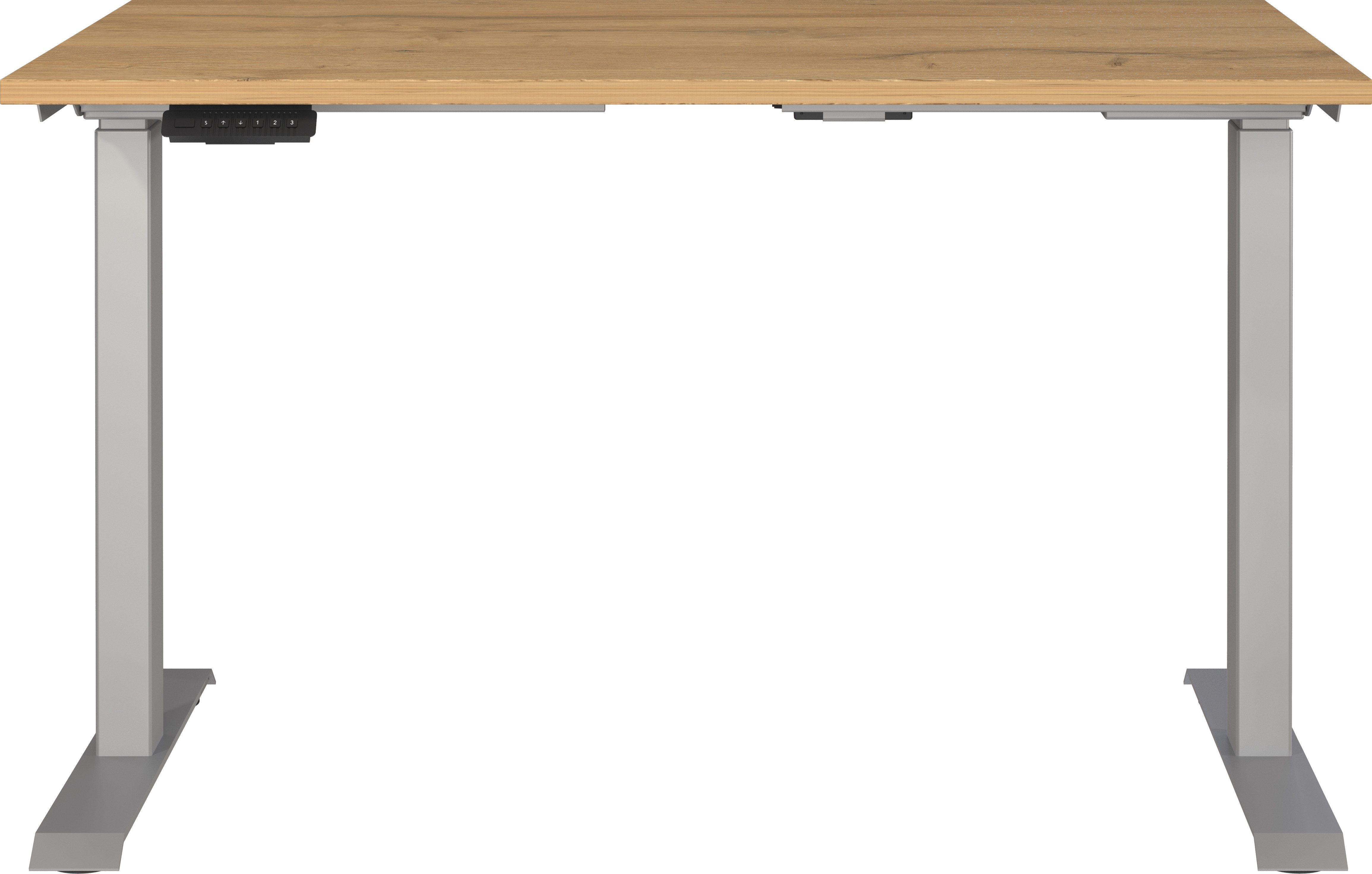 GERMANIA Bureau Jet, elektrisch in hoogte verstelbaar moderne kleurvariaties, breedte 120/140/160/180 cm, made in germany bureaus beige