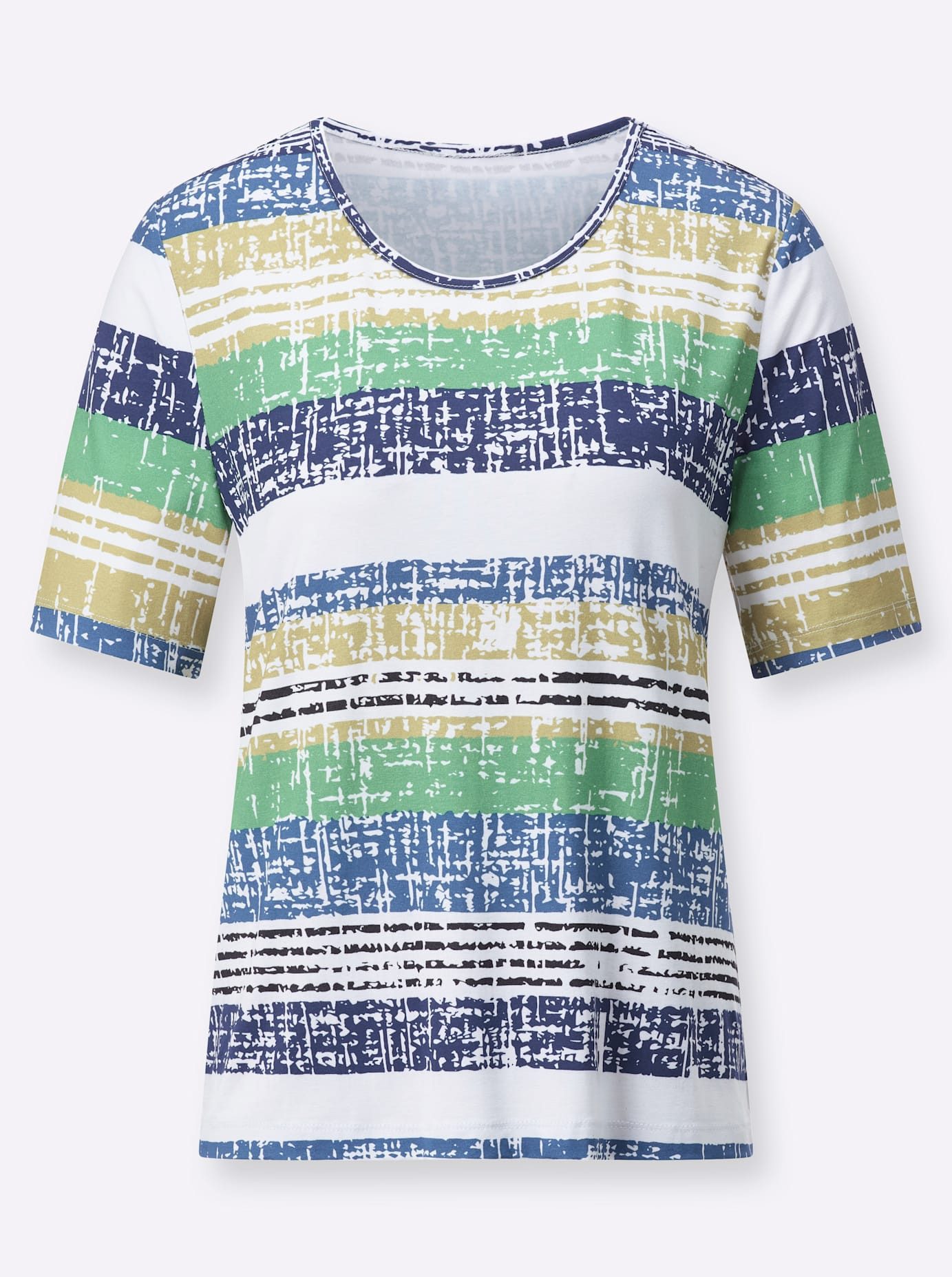 Casual Looks Shirt met korte mouwen Shirt met ronde hals (1-delig)
