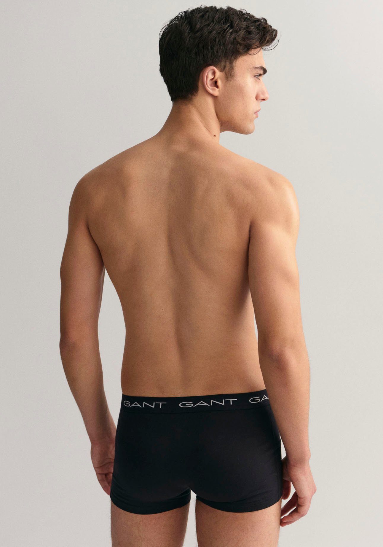 Gant Boxershort met elastische logoband (set, 3 stuks, 3)