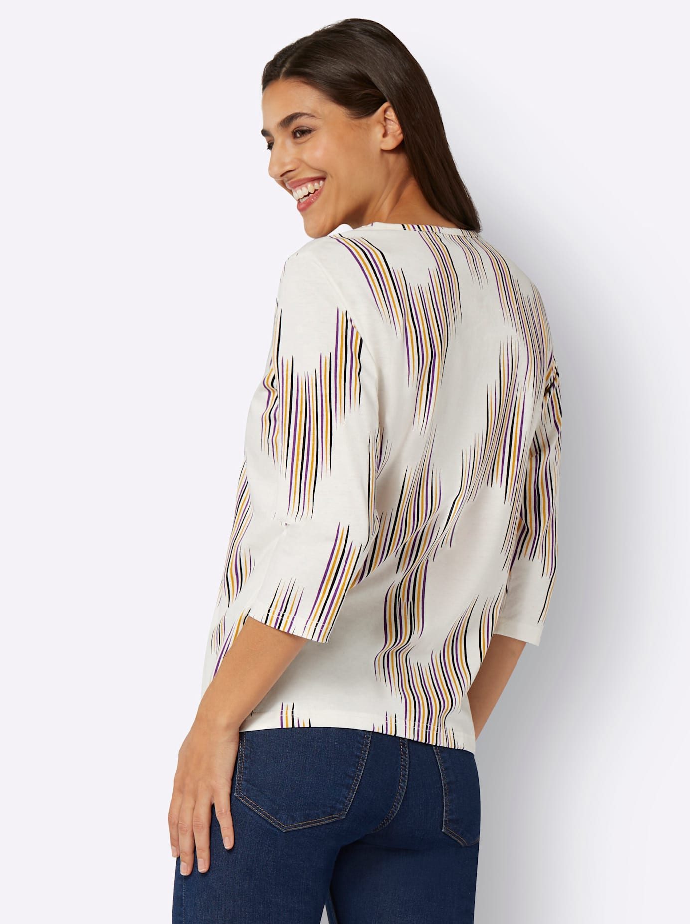 Shirt met 3/4 mouwen Shirt met ronde hals (1-delig)