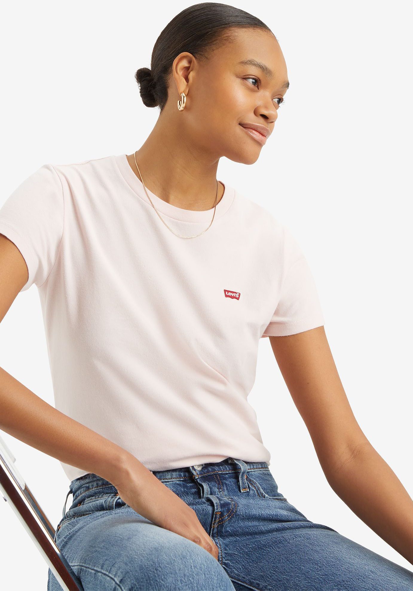 Levi's T-shirt TEE Minilogo met klein logoborduursel