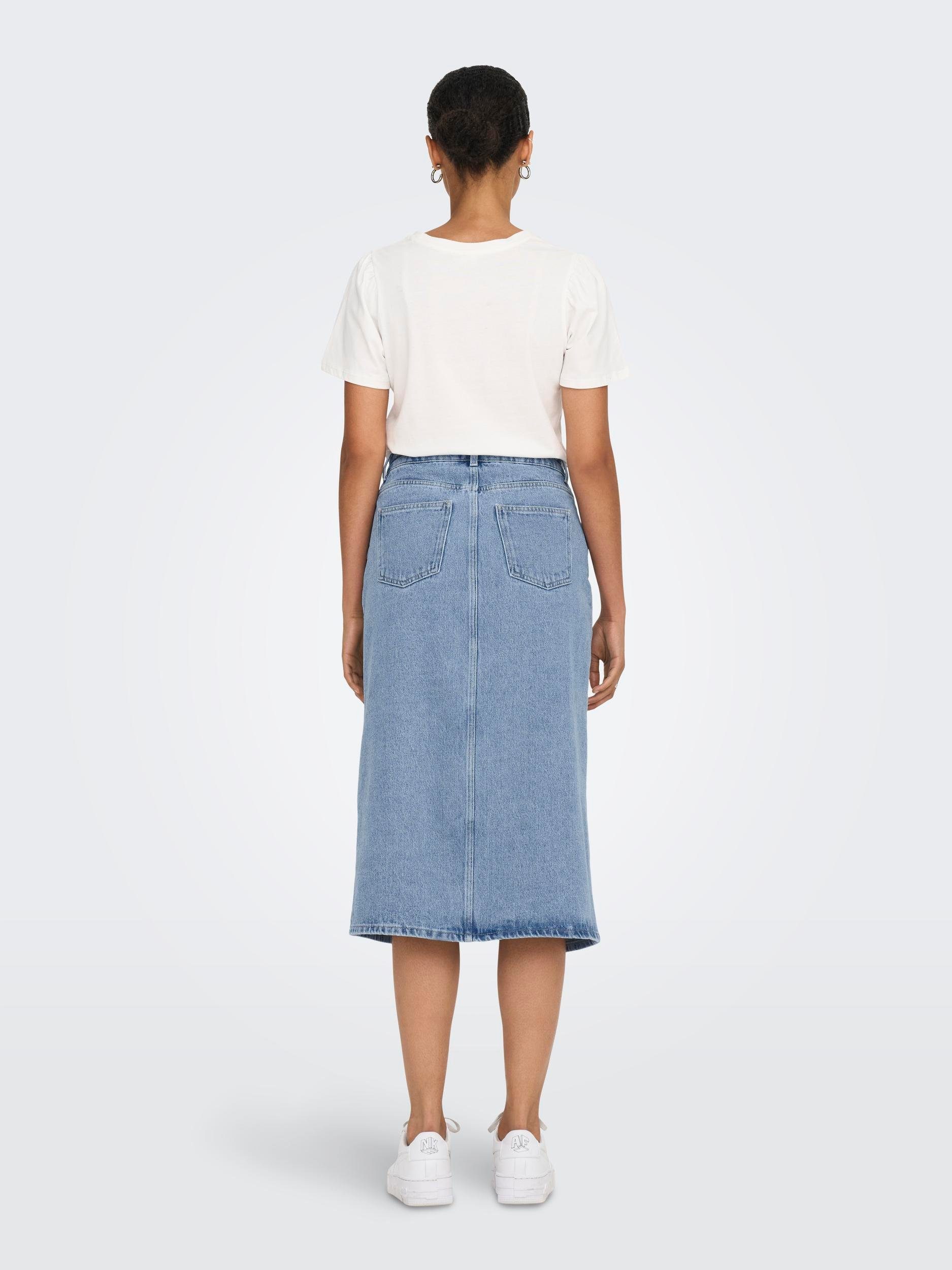 Only Jeans rok ONLBIANCA MIDI SKIRT DNM REA NOOS