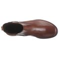 gabor chelsea-boots met brede stretchinzet bruin