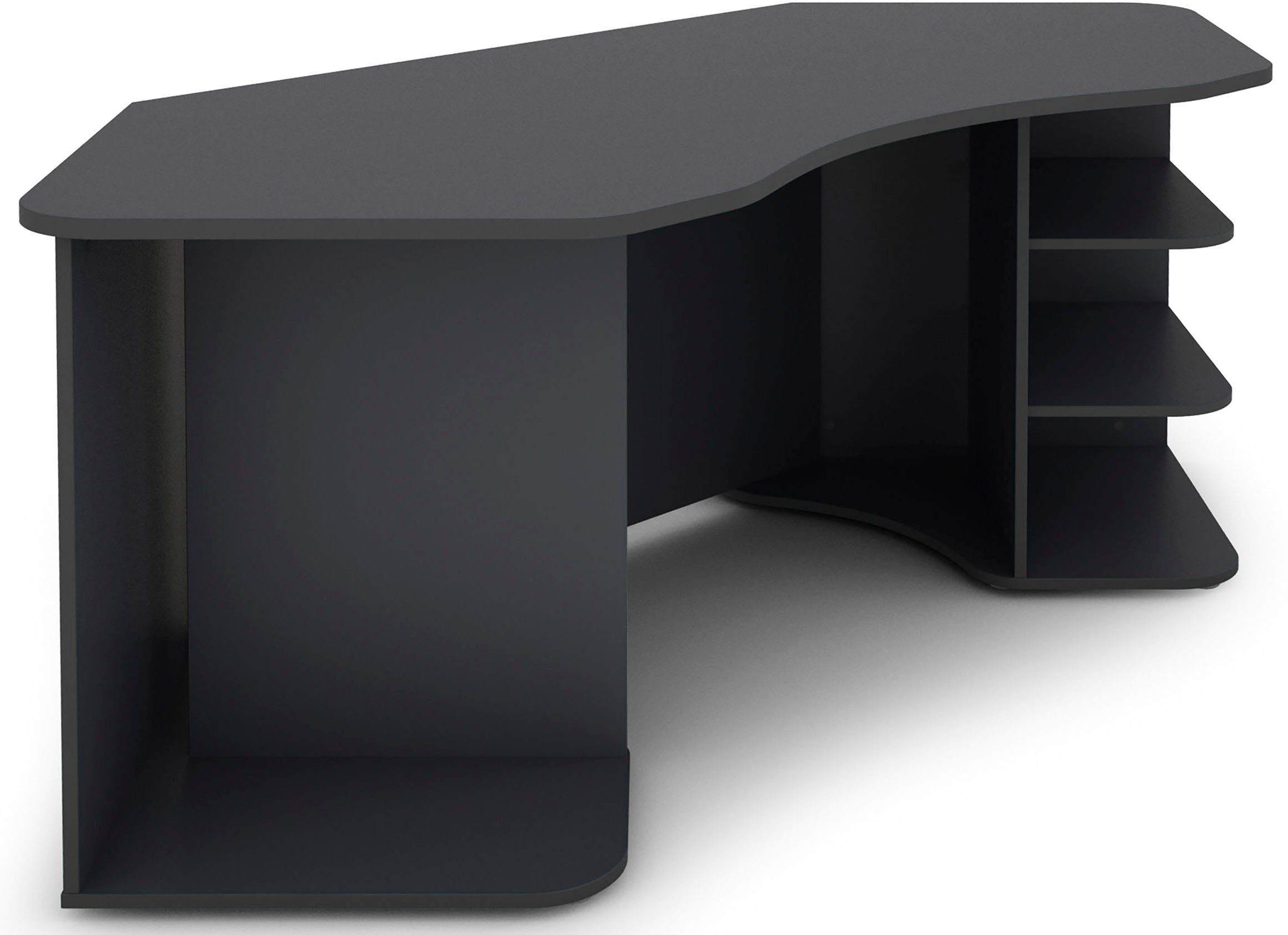 byLIVING Gamingtafel Thanatos Breedte 198 cm, modern hoekbureau