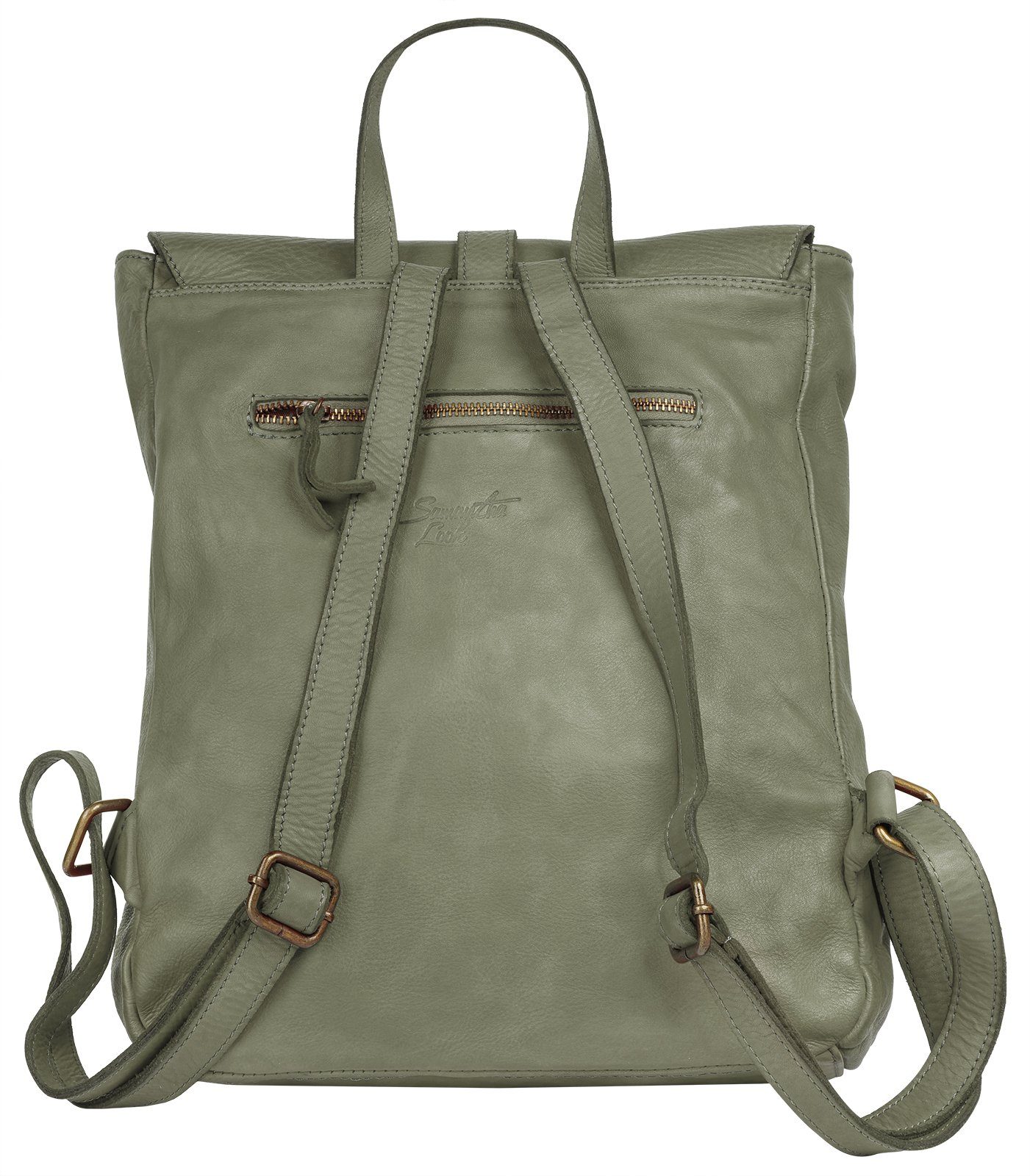 Samantha Look Rugzak echt leer, made in italy